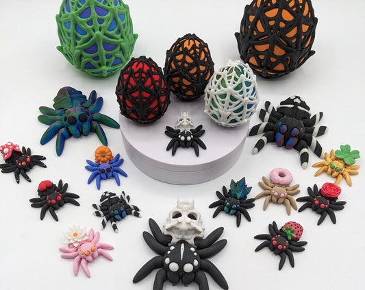 Spiderweb Egg with Spider
