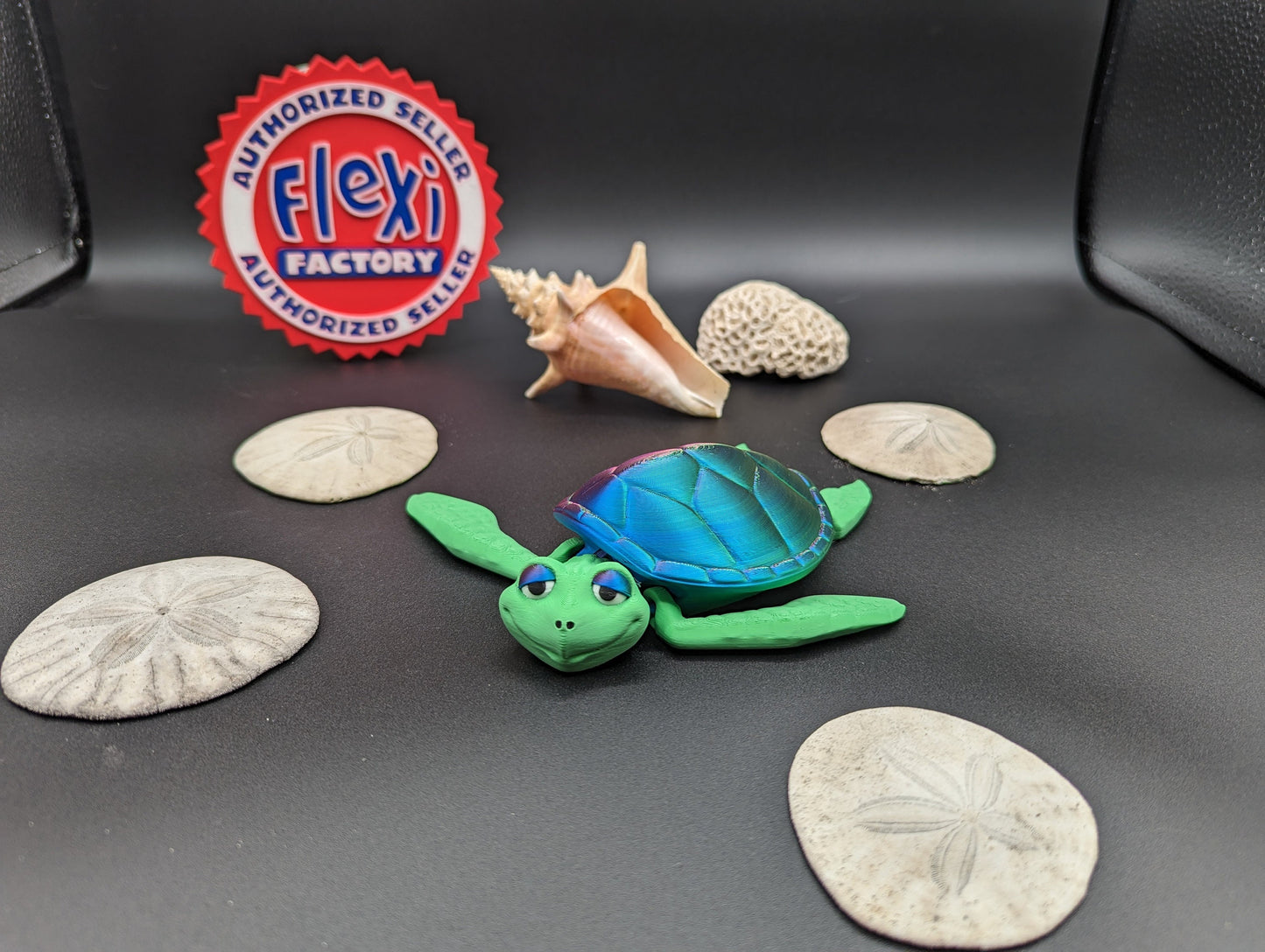 Turtle Articulated Sea Turtle Fidget Soothing Stress Relief Toy Fidget Desk Stress Toy Turtle Decoration.