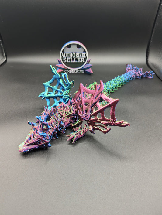 Dragon Cinderwing gothic desk toy Fidget Mythical toy