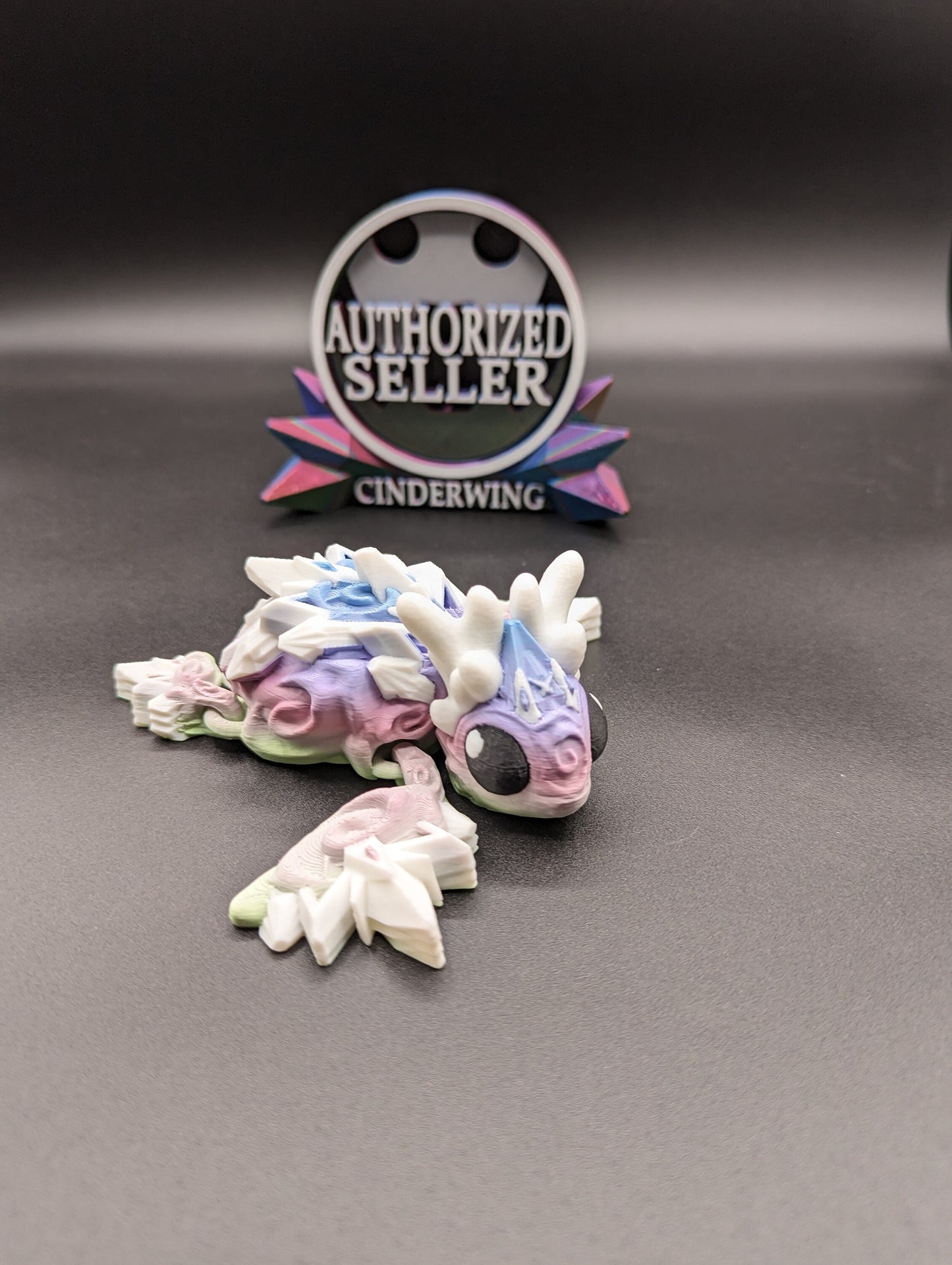 3D Printed Snowflake Turtle by Cinderwing! Christmas sea turtle. unique holiday gift Printed in multiple colors! No painting!