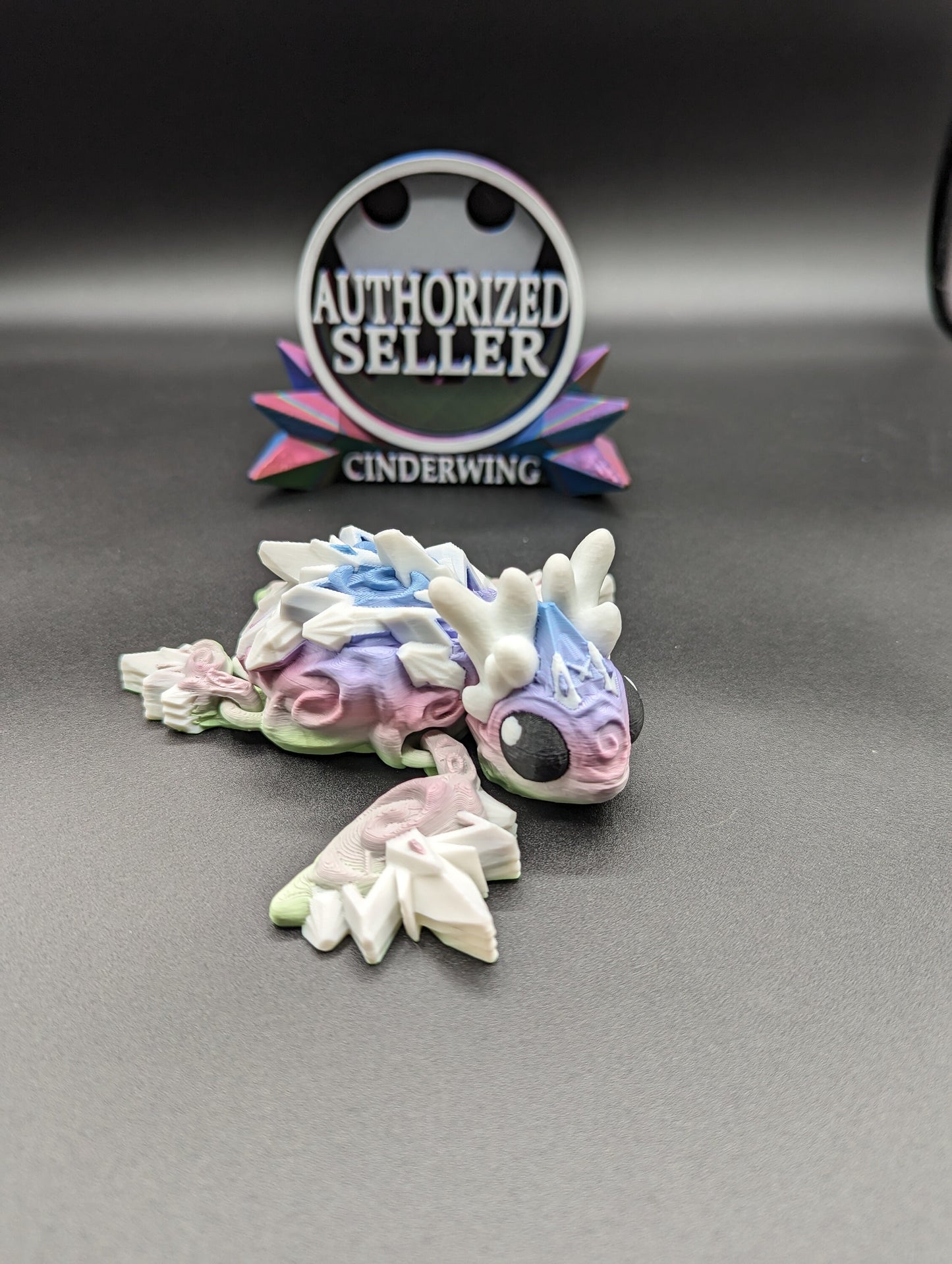 3D Printed Snowflake Turtle by Cinderwing! Christmas sea turtle. unique holiday gift Printed in multiple colors! No painting!