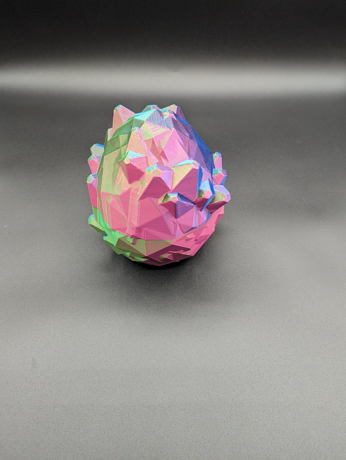 Mystical 3D Printed Crystal Dragon Egg - Unique Fantasy Decor & Gift