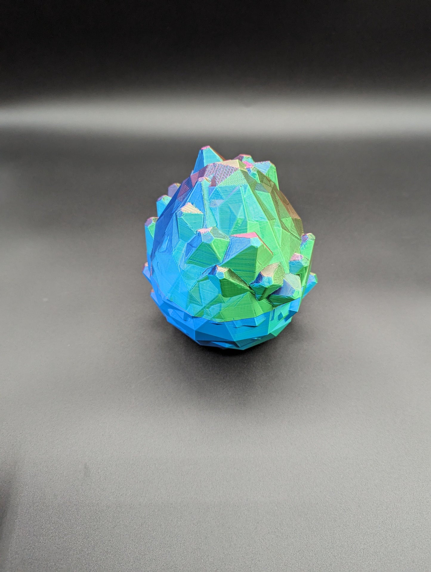 Mystical 3D Printed Crystal Dragon Egg - Unique Fantasy Decor & Gift