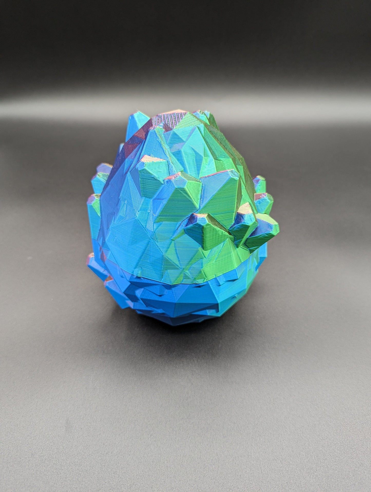 Mystical 3D Printed Crystal Dragon Egg - Unique Fantasy Decor & Gift