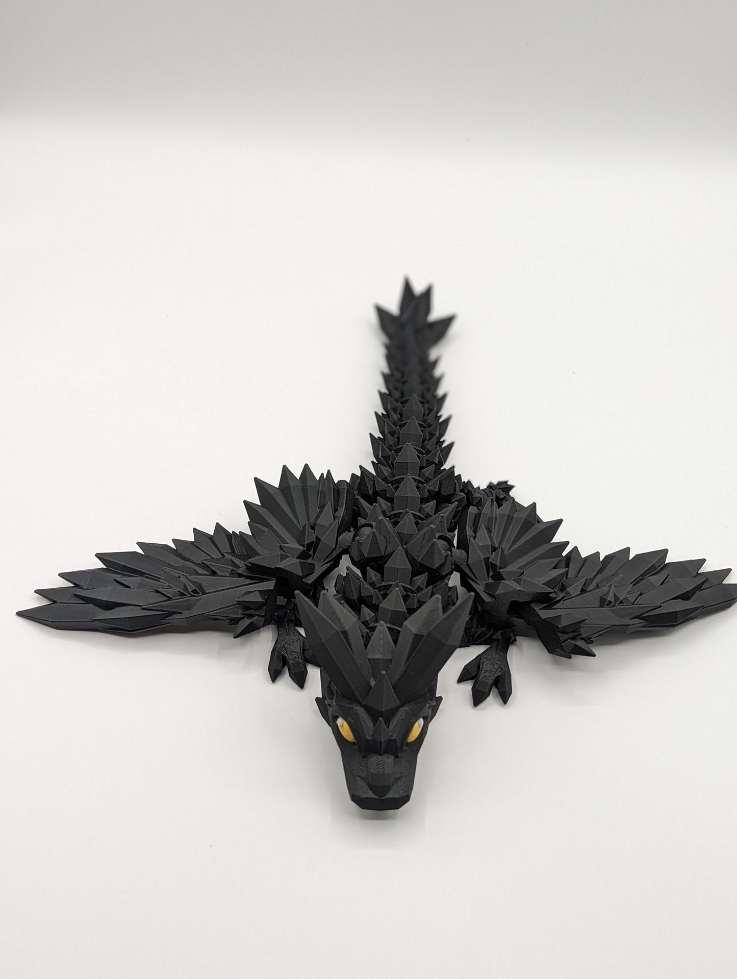 Dragon Crystal Dragon multi color articulated dragon3d printed dragon wing forth wing