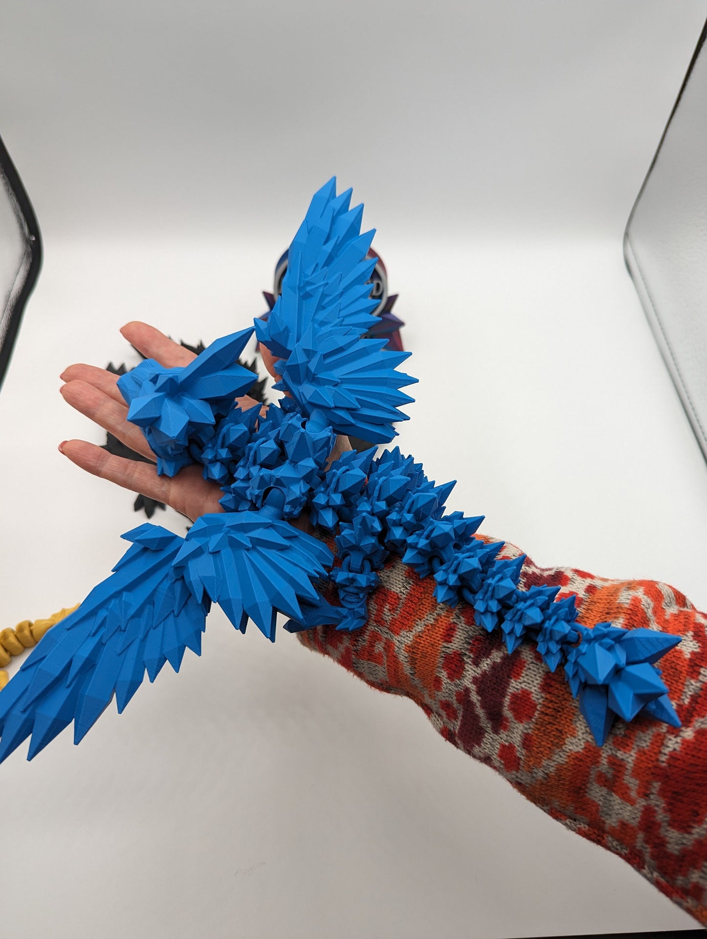 Dragon Crystal Dragon multi color articulated dragon3d printed dragon wing forth wing