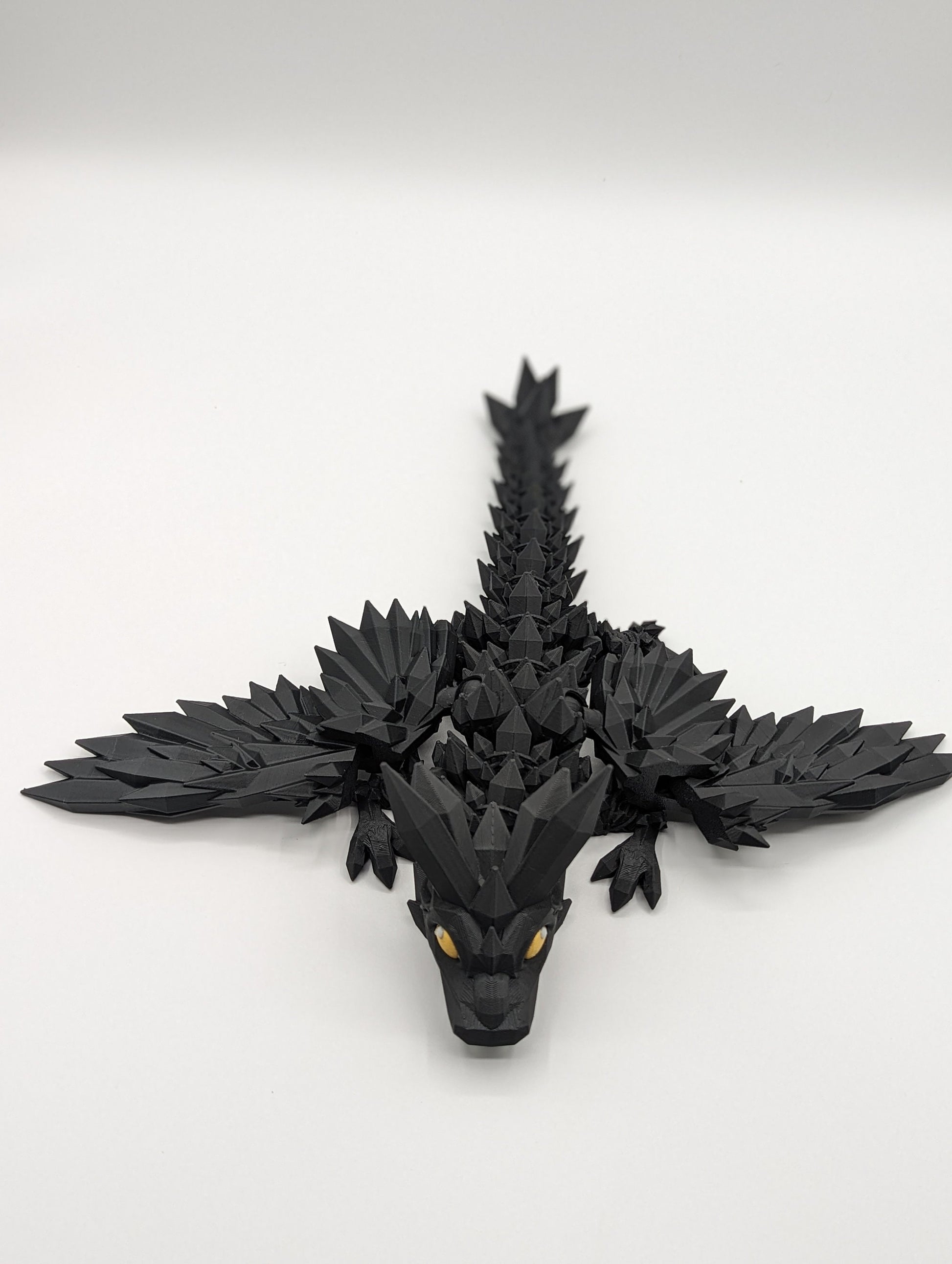 Dragon Crystal Dragon multi color articulated dragon3d printed dragon wing forth wing