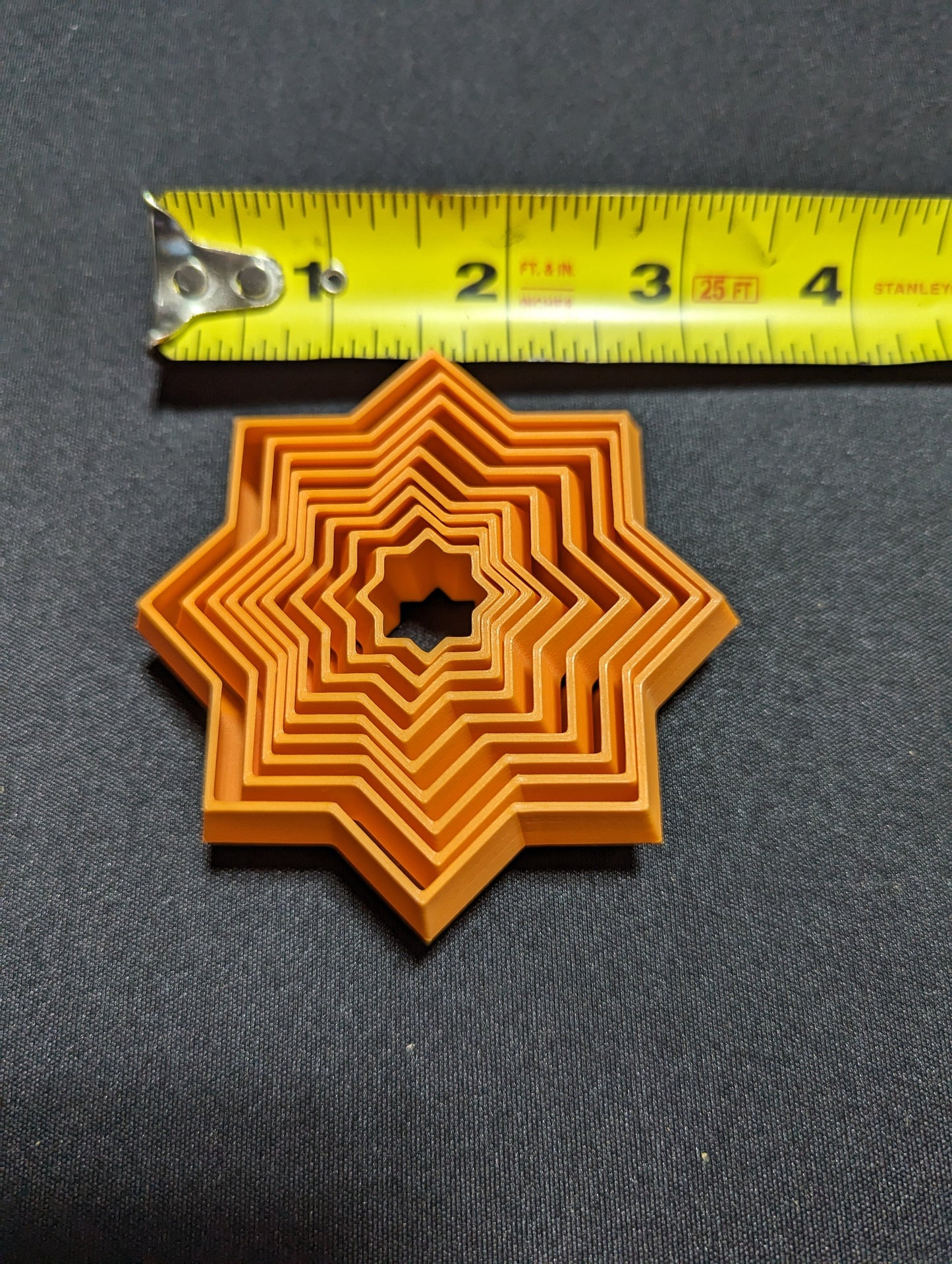 Fidget 3D Printed Fractal Fidget Stars Fidget Toy Desk Stress Toy