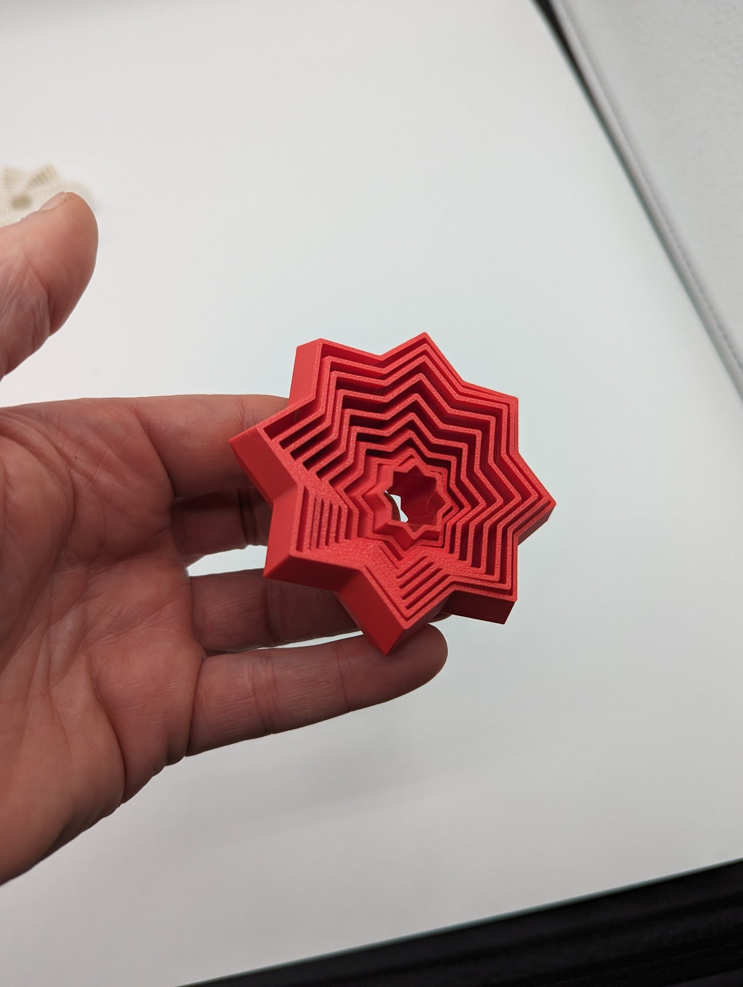 Fidget 3D Printed Fractal Fidget Stars Fidget Toy Desk Stress Toy