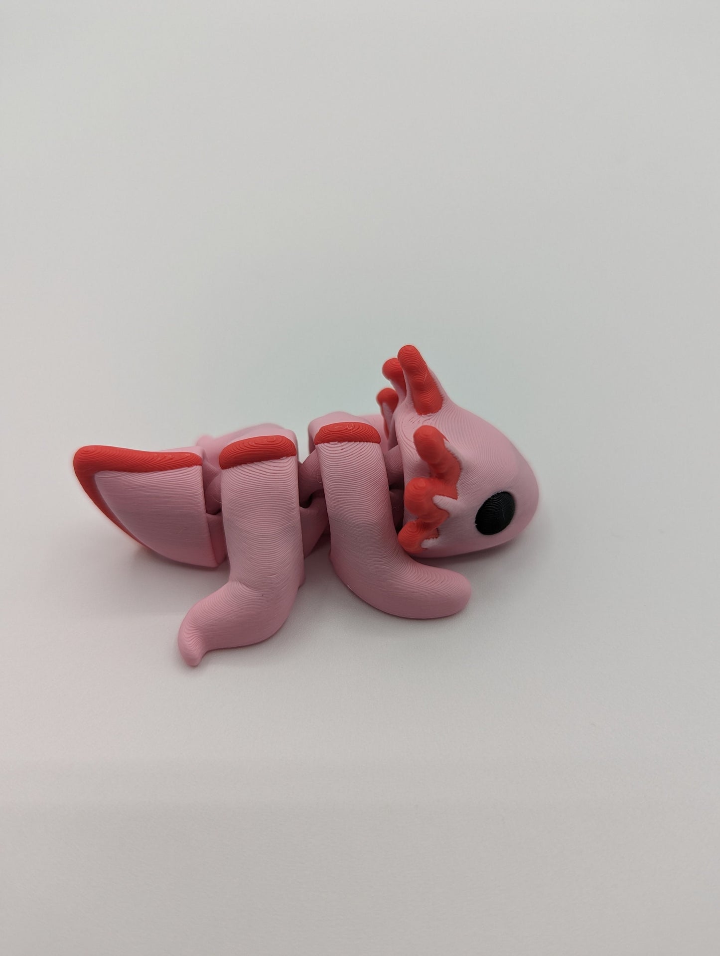 Axolotl 3D Printed Baby Axolotl The Perfect Desk Buddy Fidget Toy Fidget Toy Desk Stress Toy
