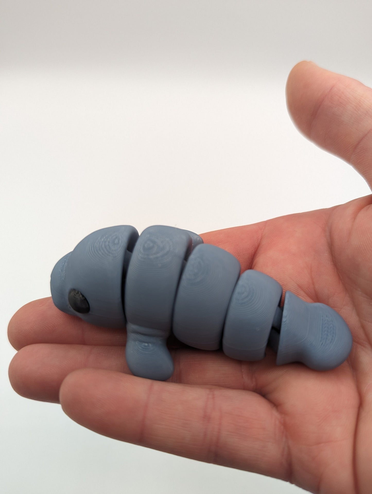 Manatee Articulated Baby Manatee Fidget Calming Stress Relief Toy Fidget Toy Desk Stress Toy