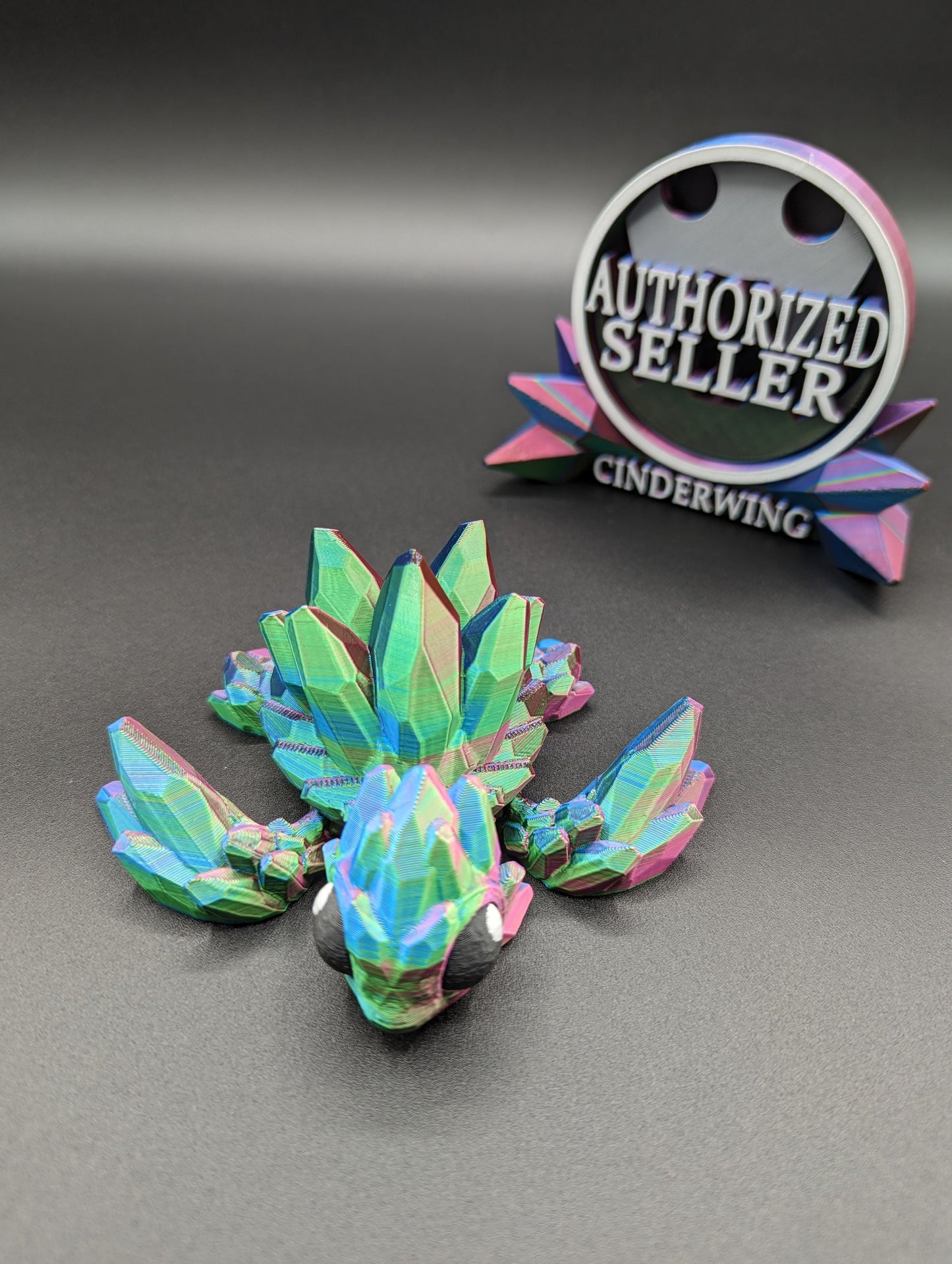 Welcome to our enchanting world of 3D Printed Gemstone Turtles! Elevate your home decor with this exquisite handcrafted sculpture that seamlessly blends artistry with nature's beauty. Our unique turtle design captures the essence of tranquility, making it a perfect addition to any space.