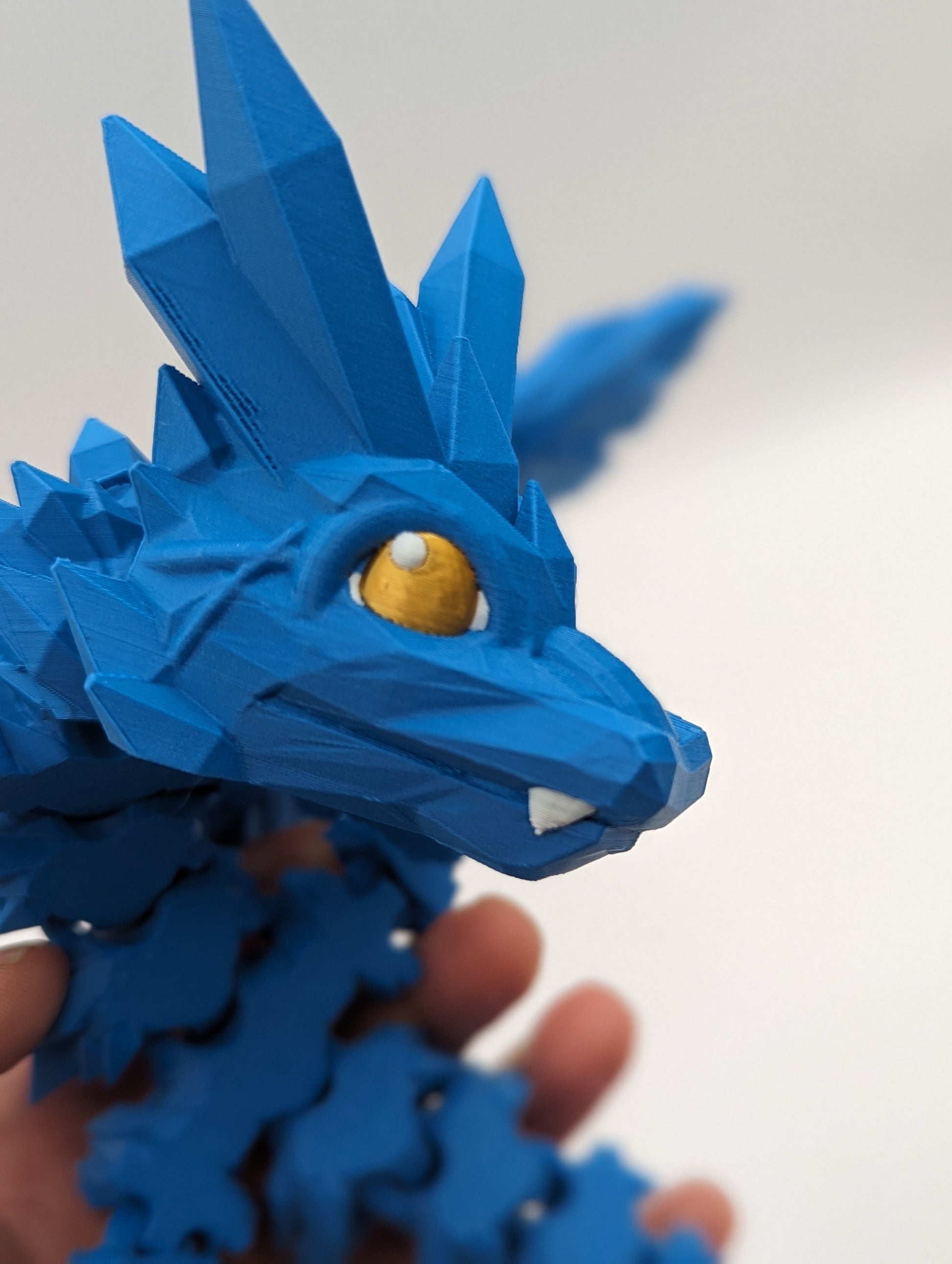 Dragon Crystal Dragon multi color articulated dragon3d printed dragon wing forth wing