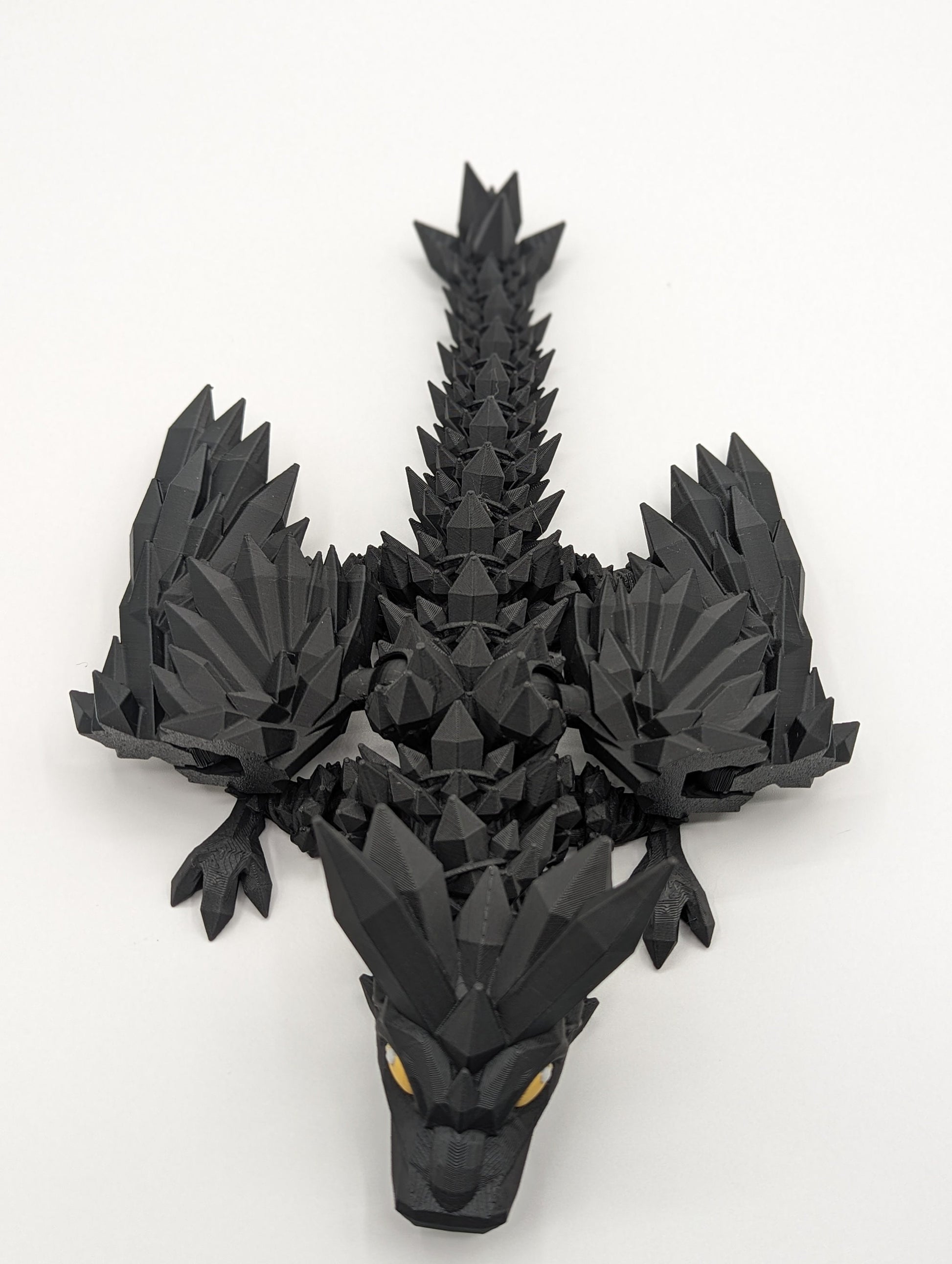 Dragon Crystal Dragon multi color articulated dragon3d printed dragon wing forth wing