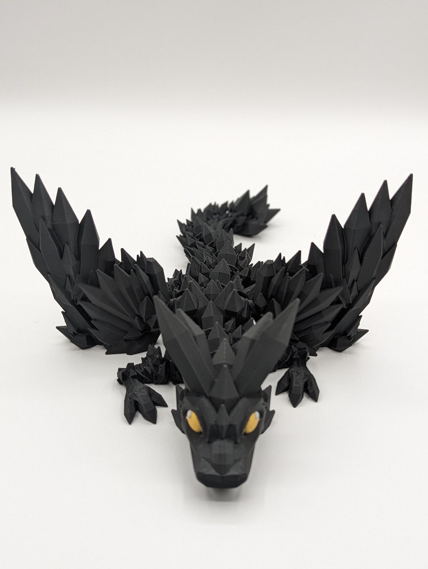Dragon Crystal Dragon multi color articulated dragon3d printed dragon wing forth wing