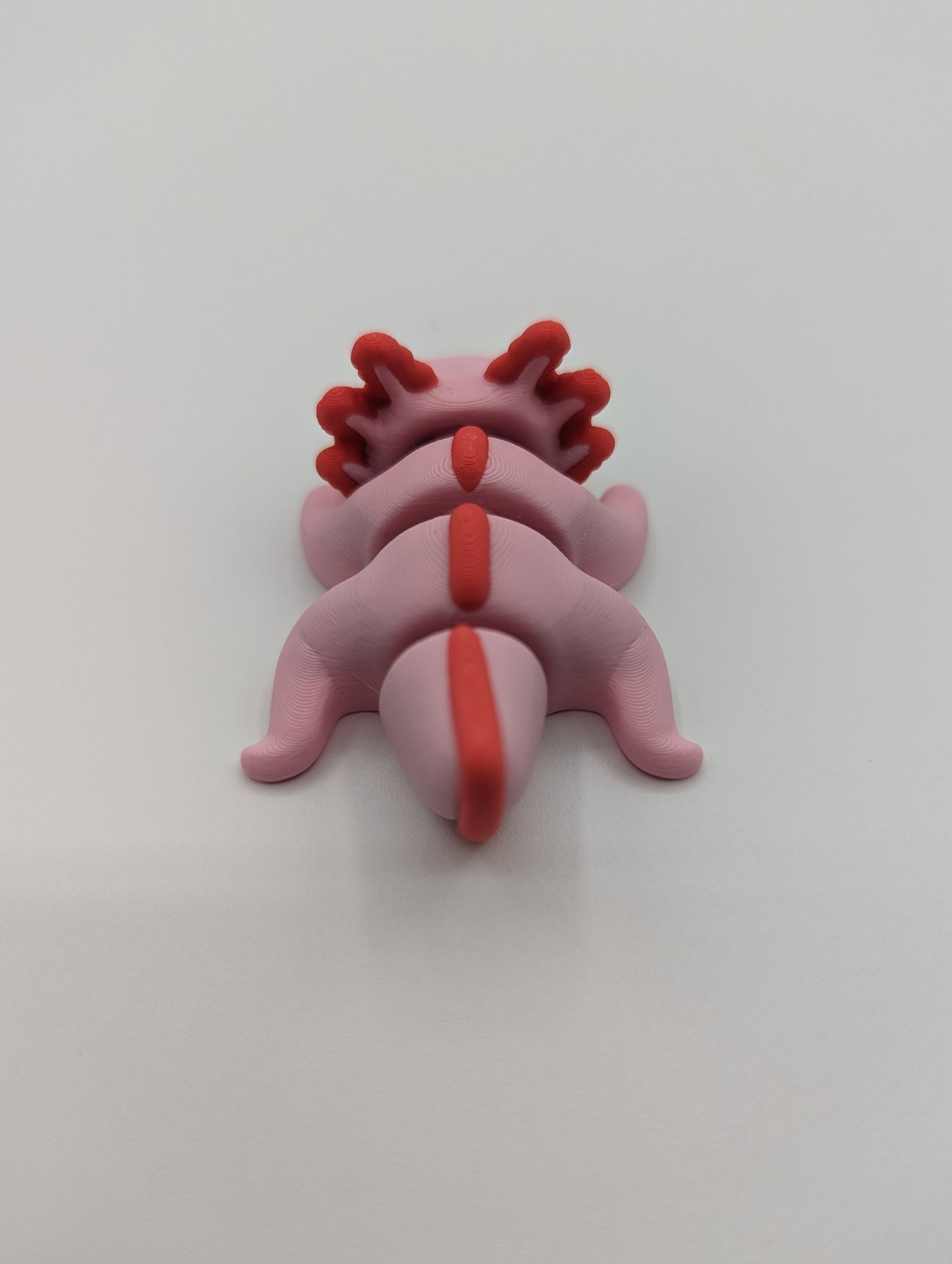 Axolotl 3D Printed Baby Axolotl The Perfect Desk Buddy Fidget Toy Fidget Toy Desk Stress Toy