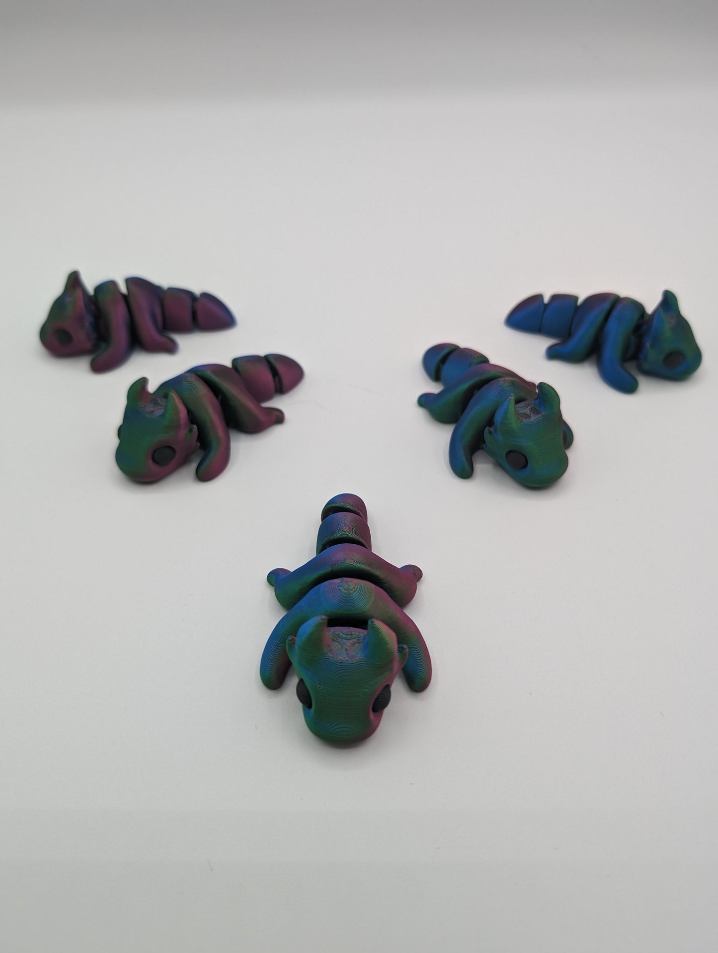 Baby Dragon Tiny Dragon Articulated 3D Print