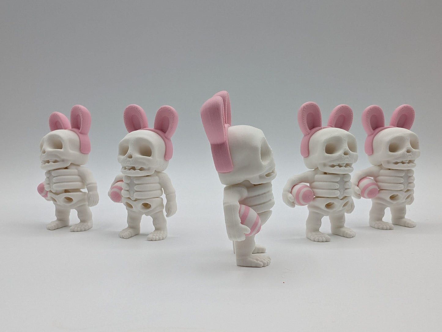 Skeleton Easter Tiny Skeleton 3D Printed Articulated Tiny Toy Unique Gift for Stress Relief