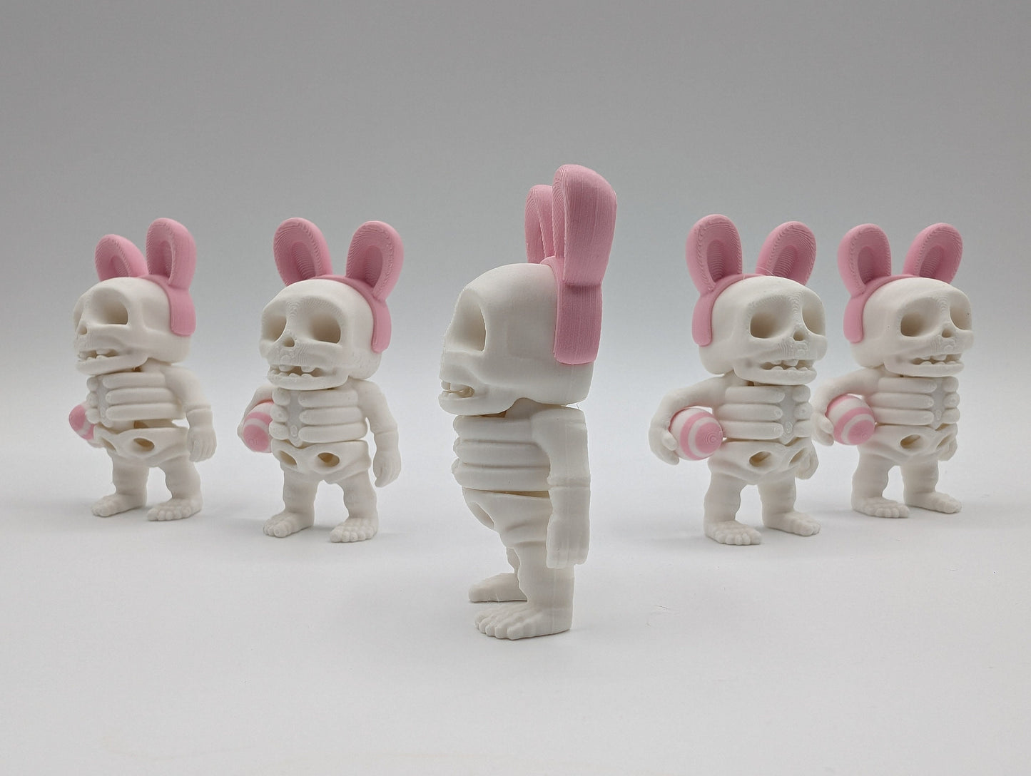 Skeleton Easter Tiny Skeleton 3D Printed Articulated Tiny Toy Unique Gift for Stress Relief