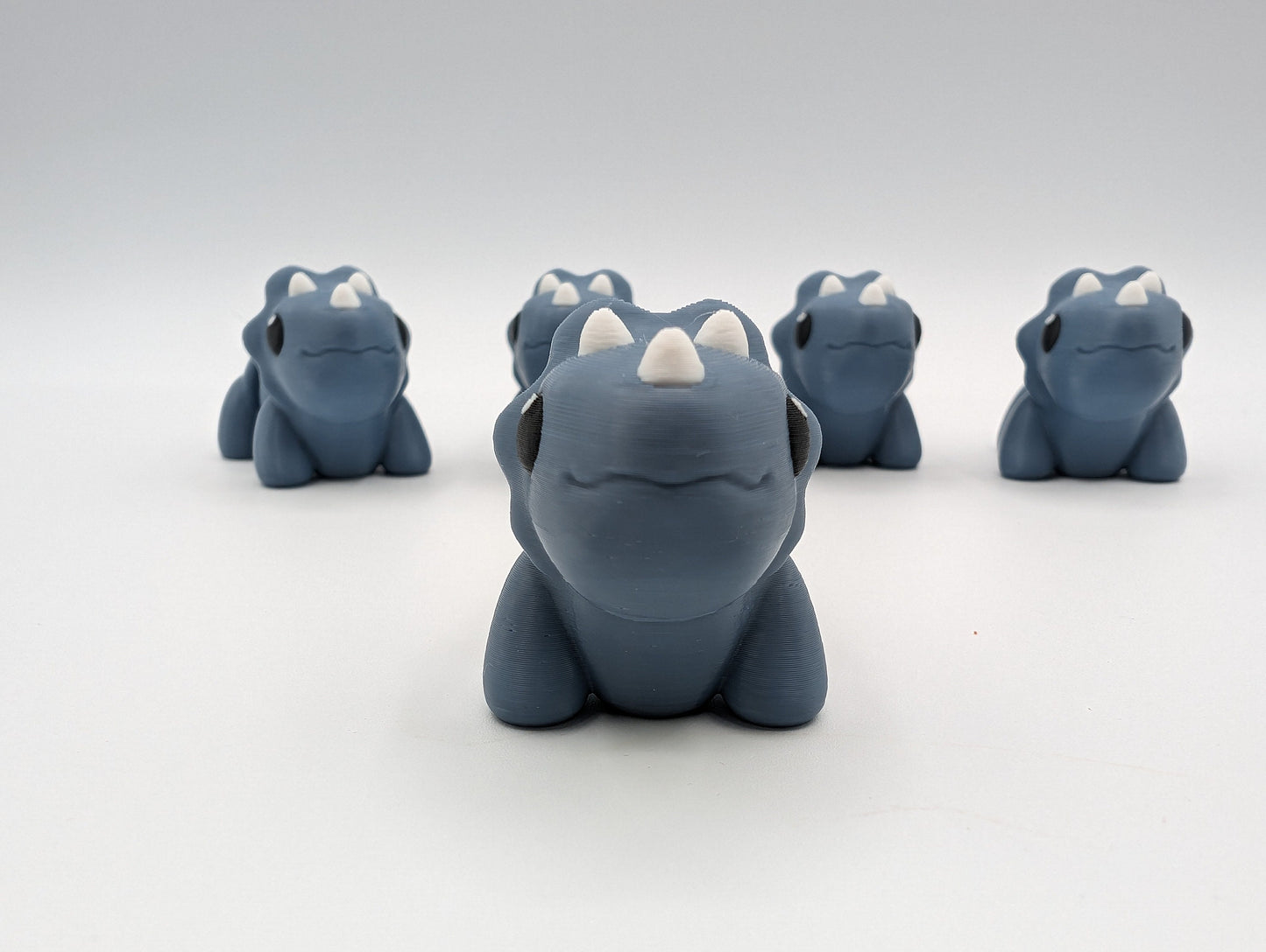 Triceratops Fidget Toy - Cute 3D Printed Dino Stress Relief