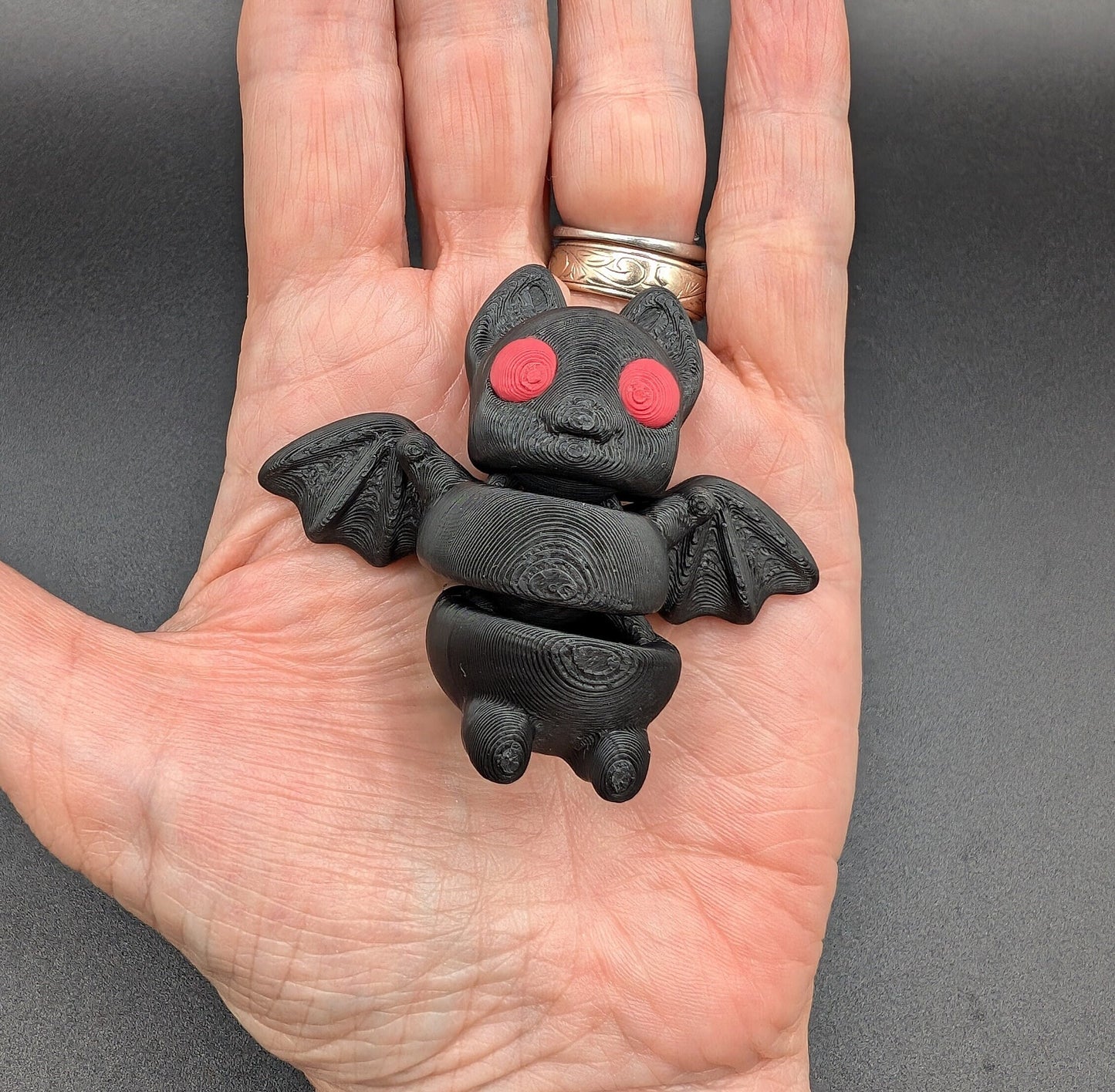 Articulating Tiny Halloween Baby Bat Fidget Toy