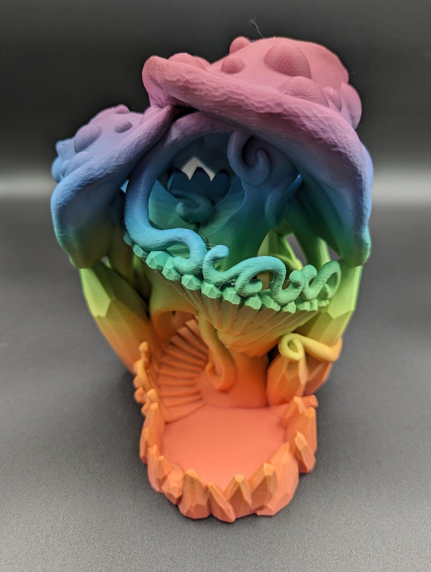 Magical Crystal Mushroom Castle Dice Tower D20 Compatible by Cinderwing
