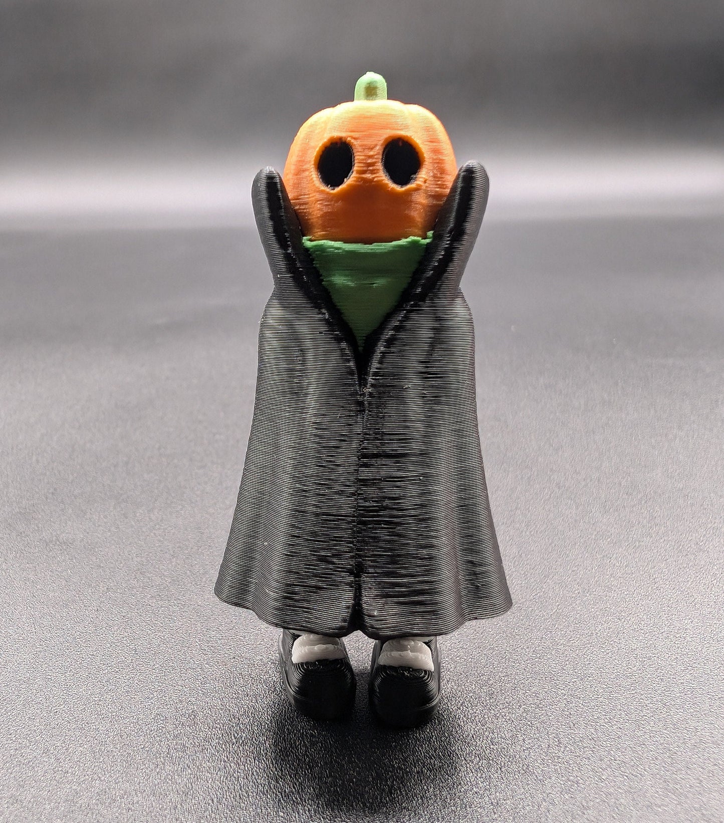Halloween Caped Pumpkin Head Jack Ghost with Shoes