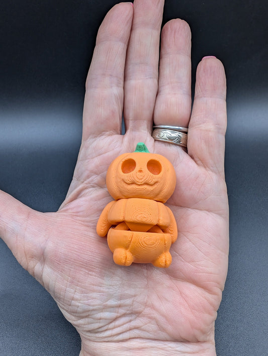Scary Halloween Flexi Pumpkin Fidget Toy