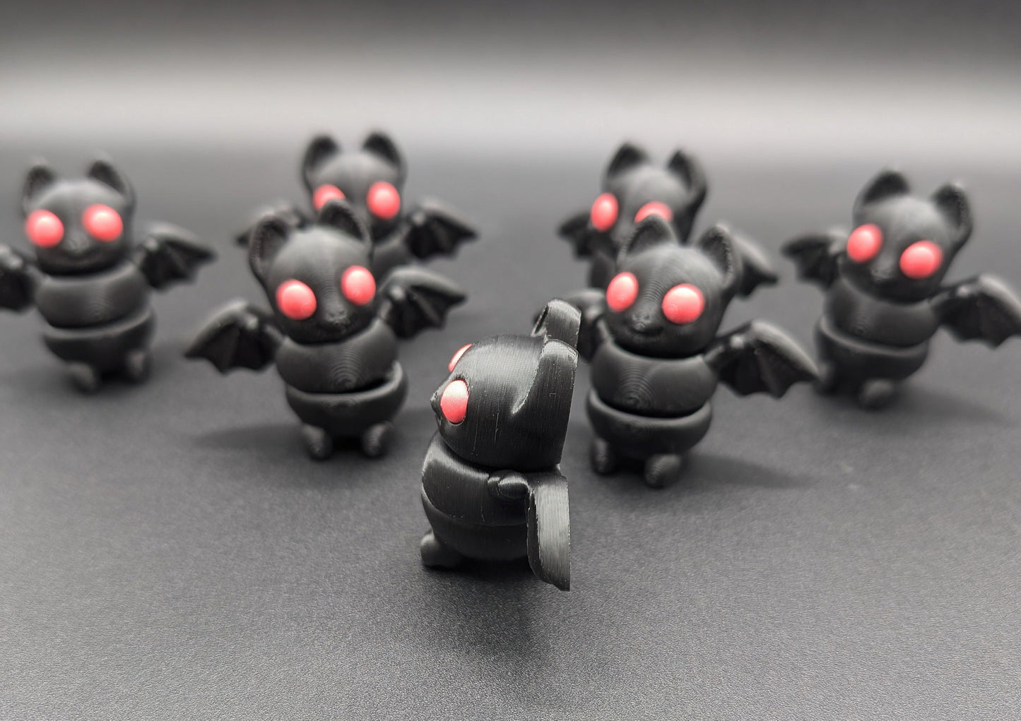Articulating Tiny Halloween Baby Bat Fidget Toy