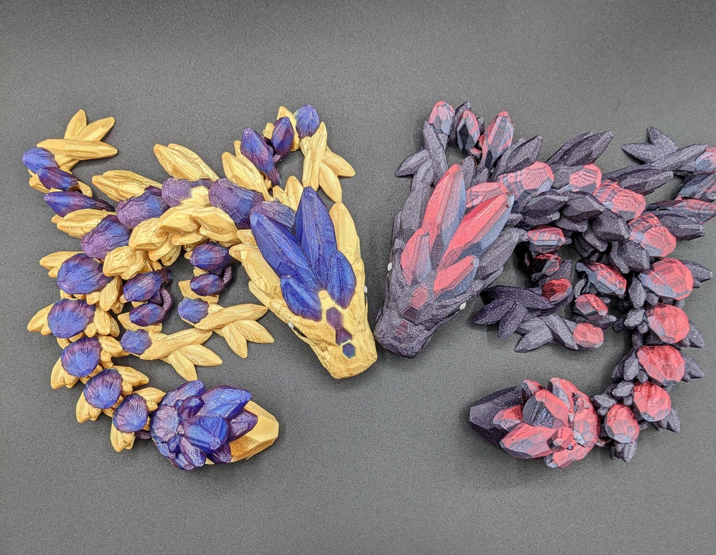 3D Printed Baby Gemstone Dragon - Cute Fidget Toy