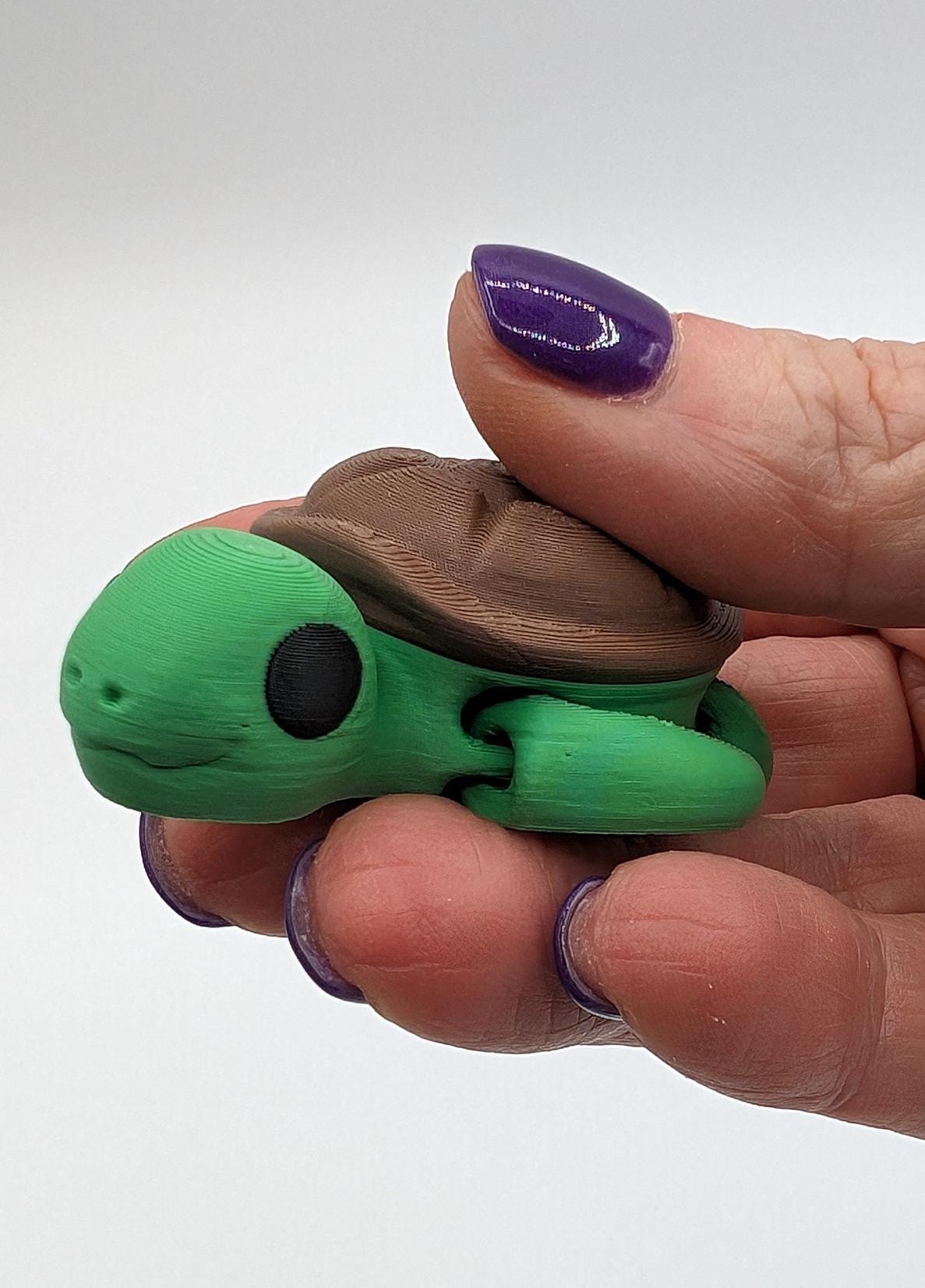 Turtle Articulated Baby Turtle 3D Printed Fidget Fun!