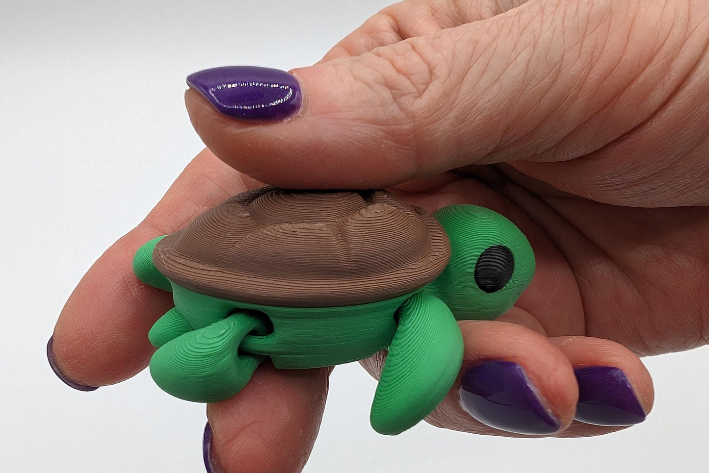Turtle Articulated Baby Turtle 3D Printed Fidget Fun!