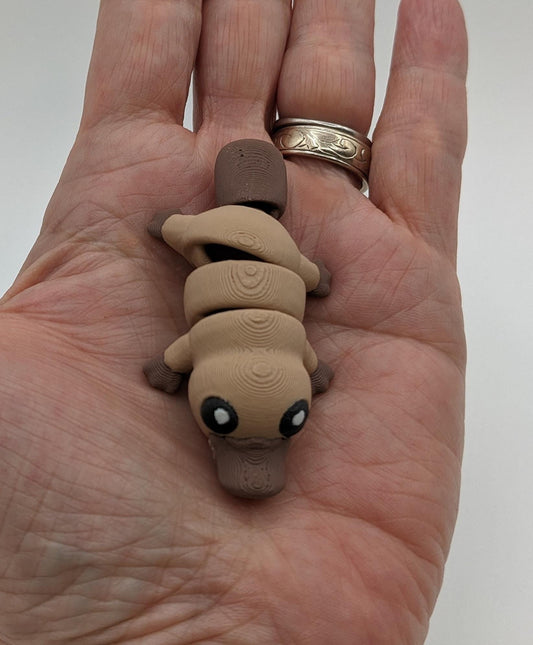 This charming Baby Platypus fidget toy is meticulously designed to fit comfortably in your hand, making it an ideal stress-relief companion. The tactile satisfaction and whimsical design make it a must-have for fidgeters of all ages.