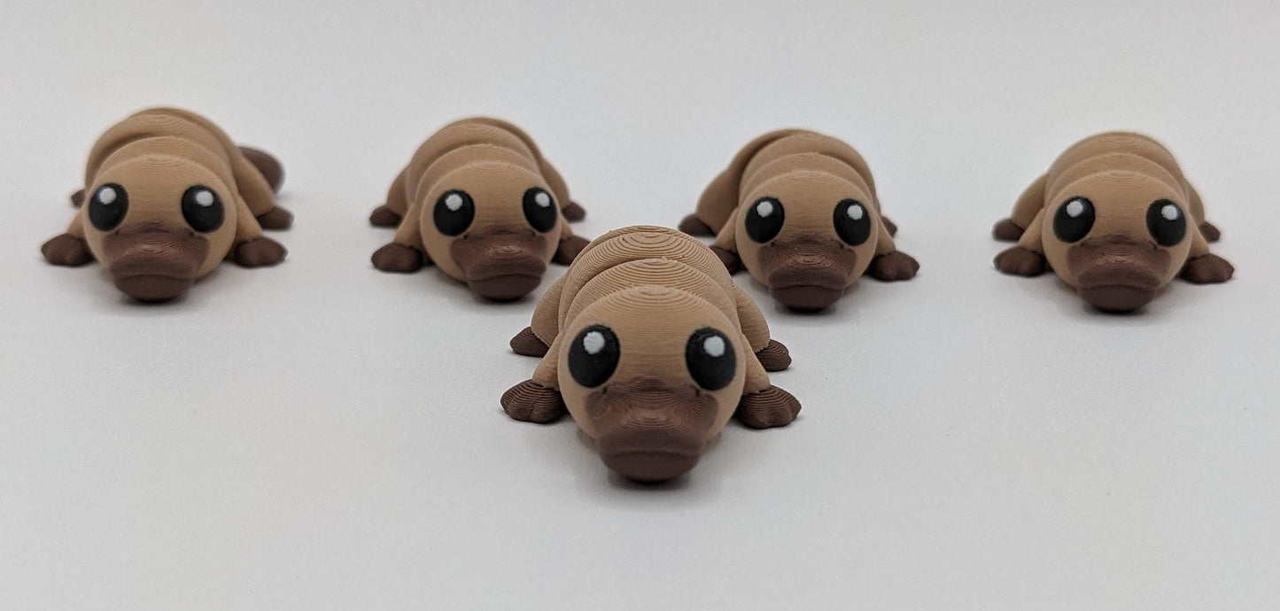 This charming Baby Platypus fidget toy is meticulously designed to fit comfortably in your hand, making it an ideal stress-relief companion. The tactile satisfaction and whimsical design make it a must-have for fidgeters of all ages.
