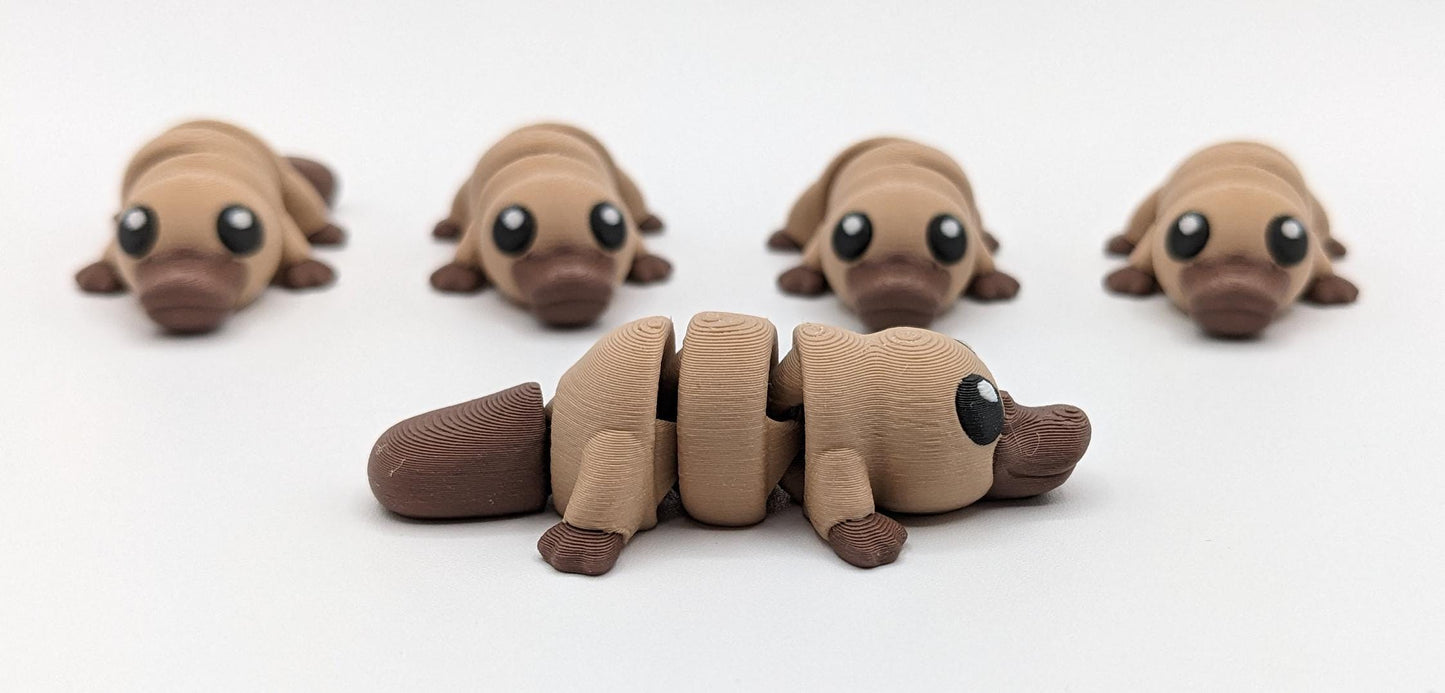 This charming Baby Platypus fidget toy is meticulously designed to fit comfortably in your hand, making it an ideal stress-relief companion. The tactile satisfaction and whimsical design make it a must-have for fidgeters of all ages.