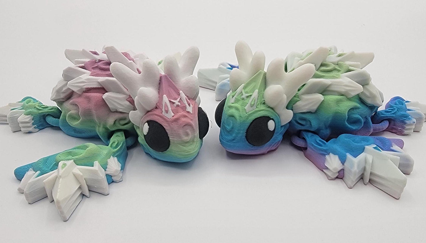 Enchanting 3D Printed Snowflake Turtle by Cinderwing! Christmas sea turtle. unique holiday gift Printed in multiple colors! No painting!