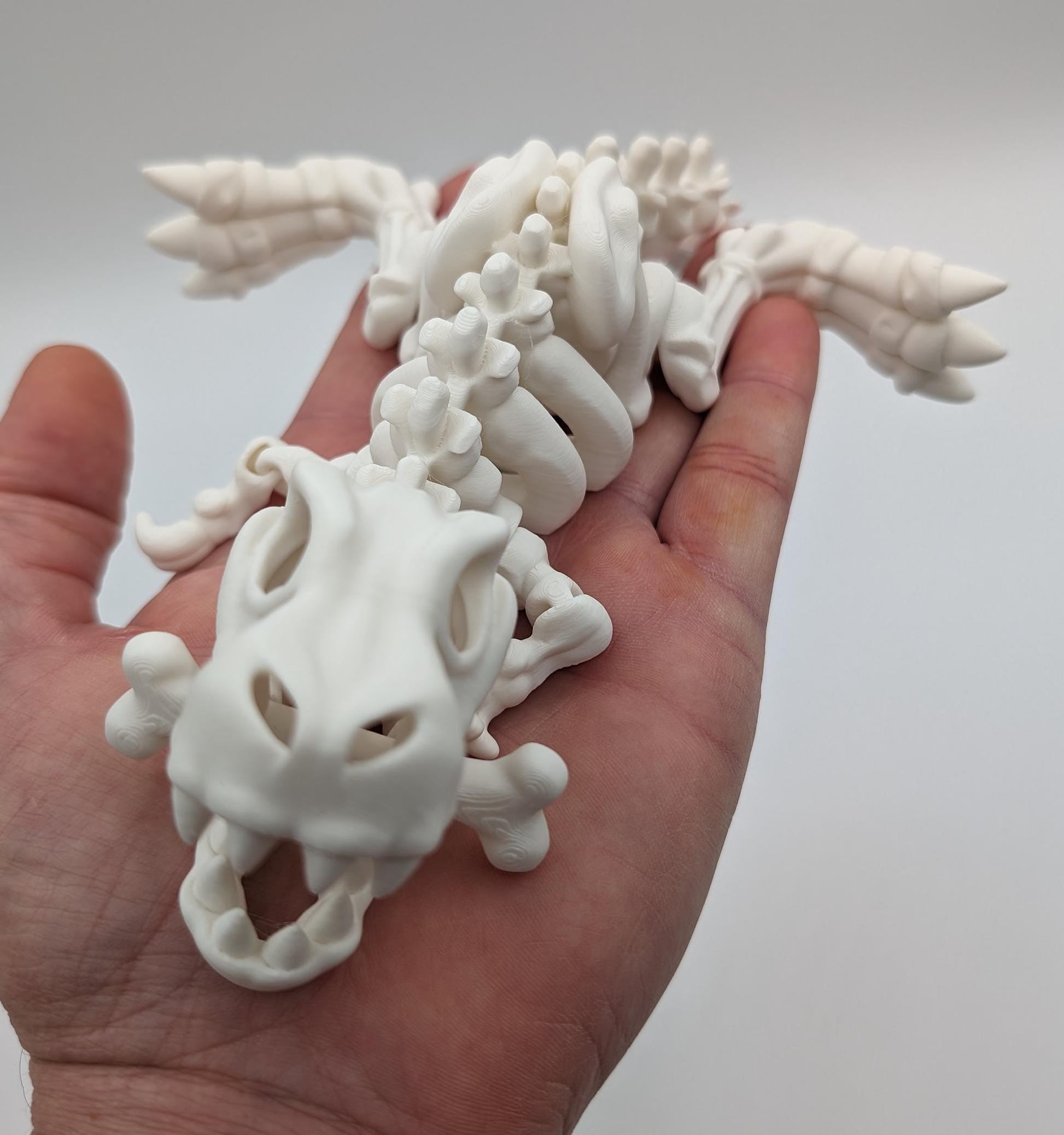T-Rex Articulating T-Rex Skeleton Fidget Dinosaur Decoration Mesmerizing Stress Relief Toy Prehistoric Fidget Desk Stress Toy