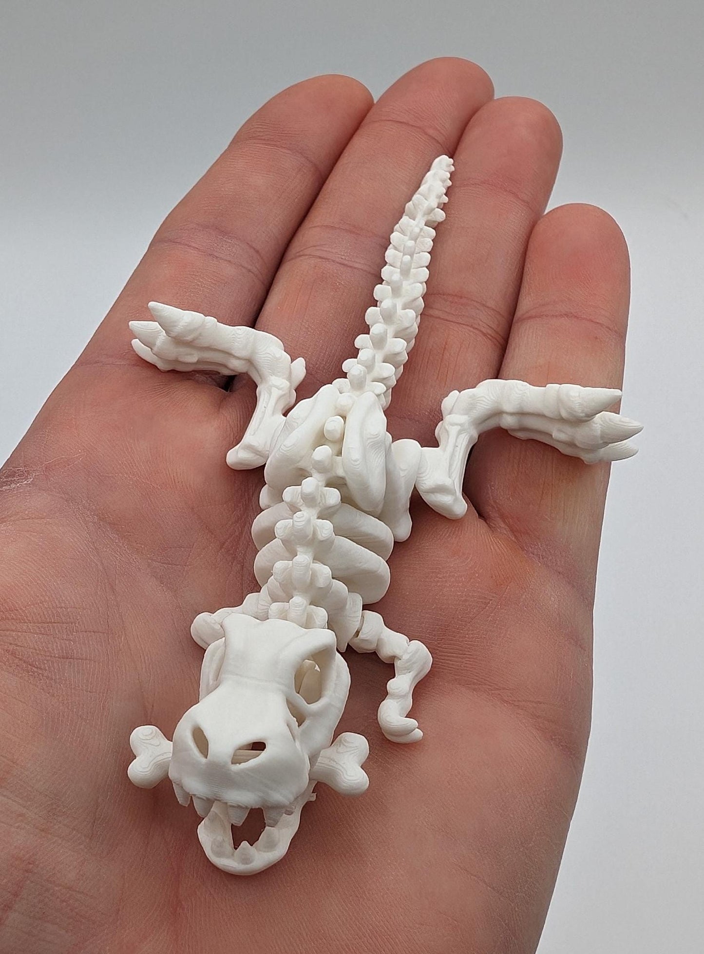 T-Rex Articulating T-Rex Skeleton Fidget Dinosaur Decoration Mesmerizing Stress Relief Toy Prehistoric Fidget Desk Stress Toy