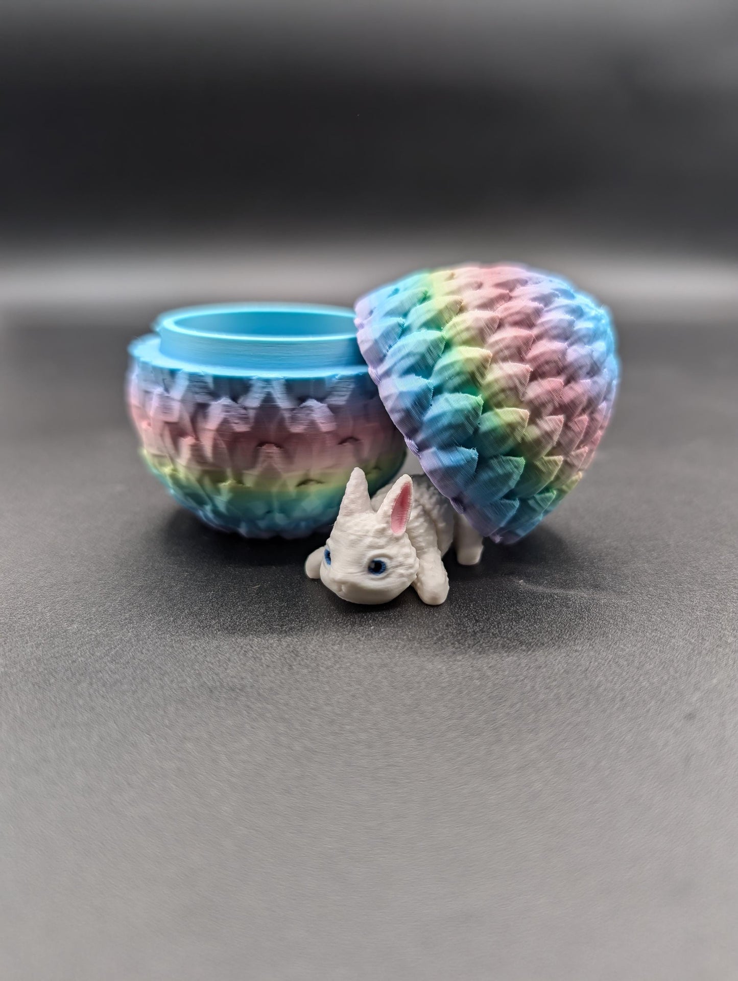Easter Dragon Egg with Bunny - Fidget Joy!