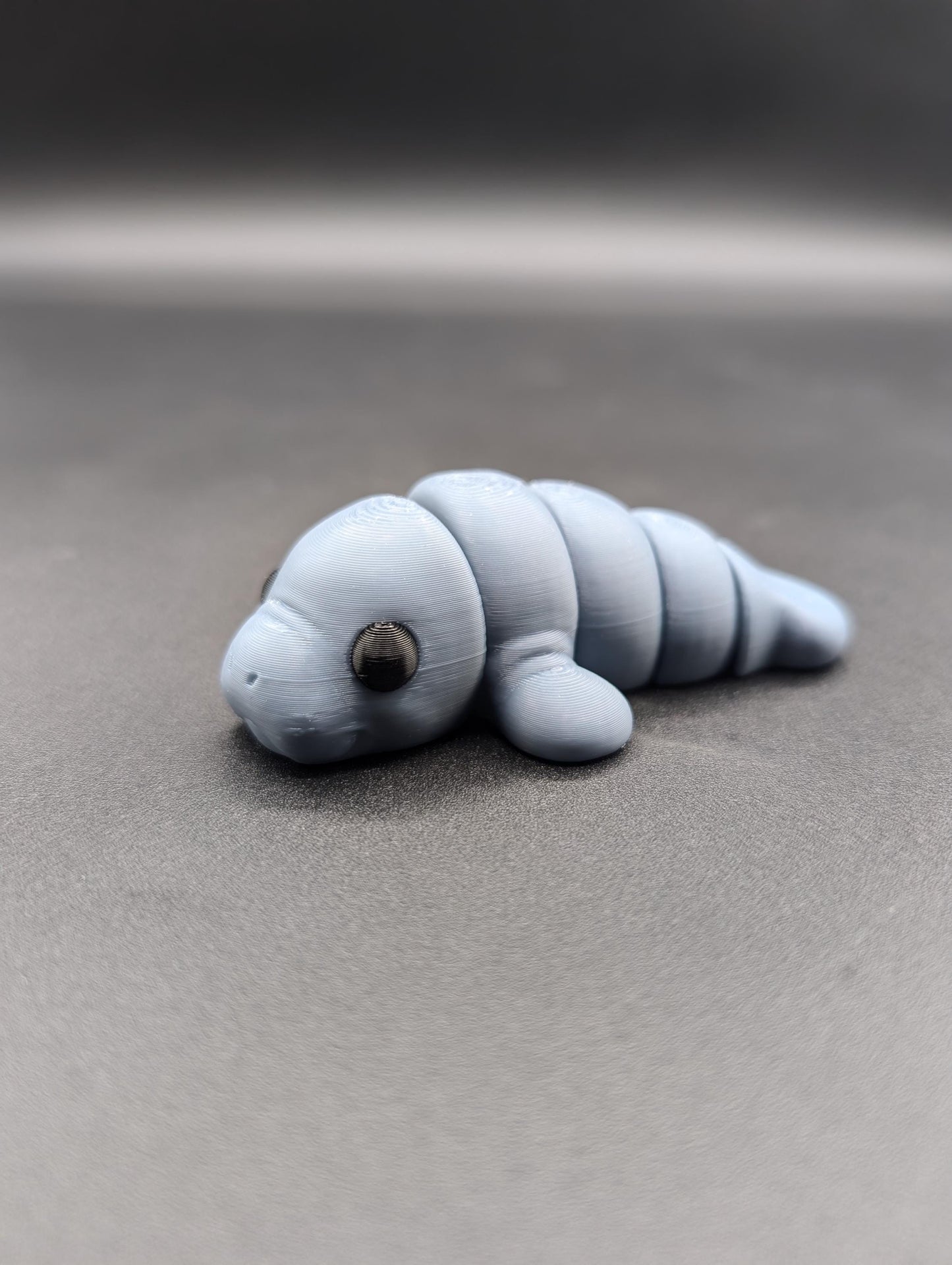 Manatee Articulated Baby Manatee Fidget Calming Stress Relief Toy Fidget Toy Desk Stress Toy