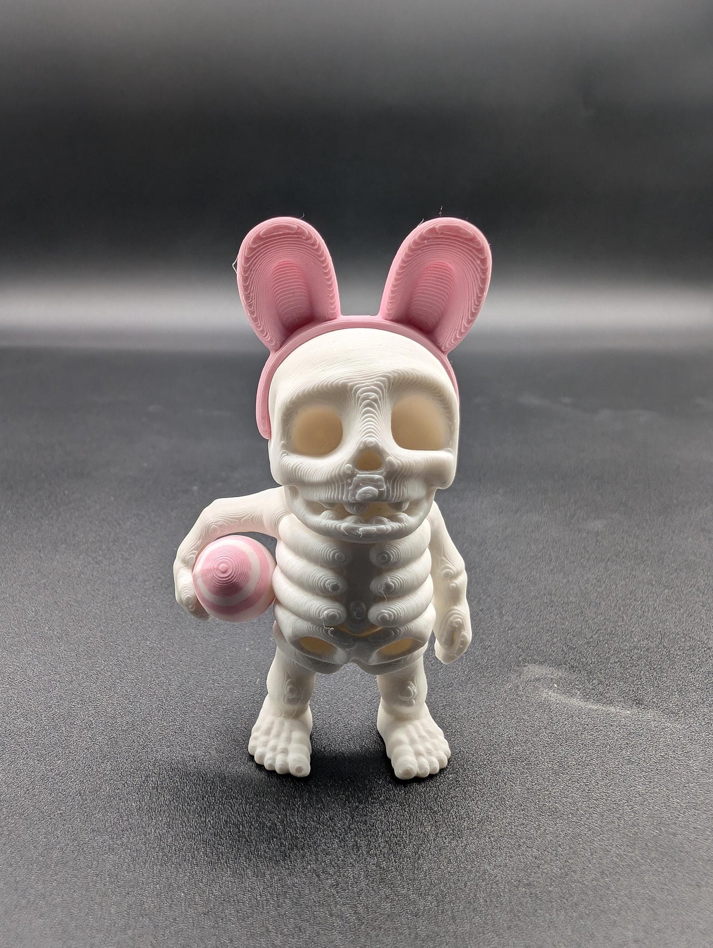 Skeleton Easter Tiny Skeleton 3D Printed Articulated Tiny Toy Unique Gift for Stress Relief
