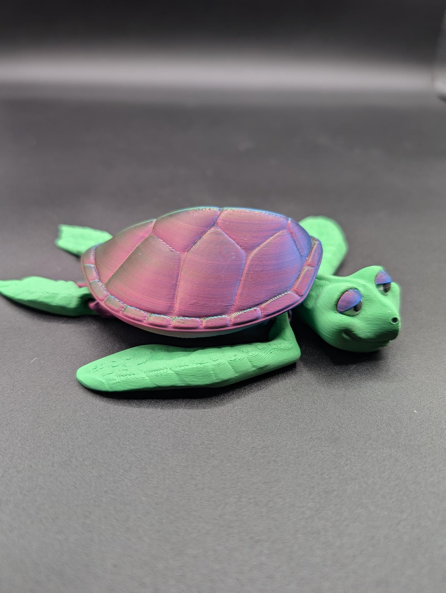 Turtle Articulated Sea Turtle Fidget Soothing Stress Relief Toy Fidget Desk Stress Toy Turtle Decoration.