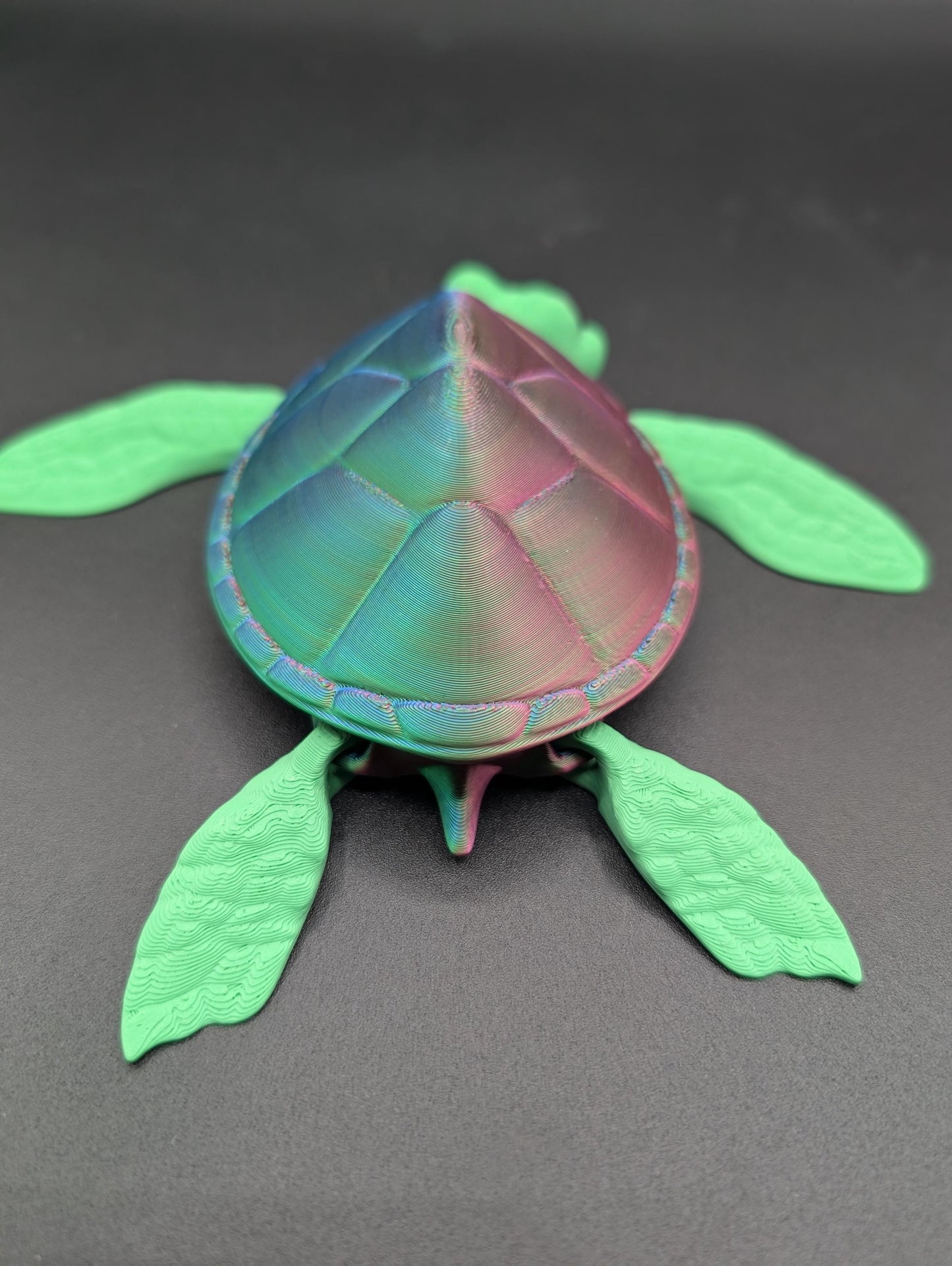 Turtle Articulated Sea Turtle Fidget Soothing Stress Relief Toy Fidget Desk Stress Toy Turtle Decoration.