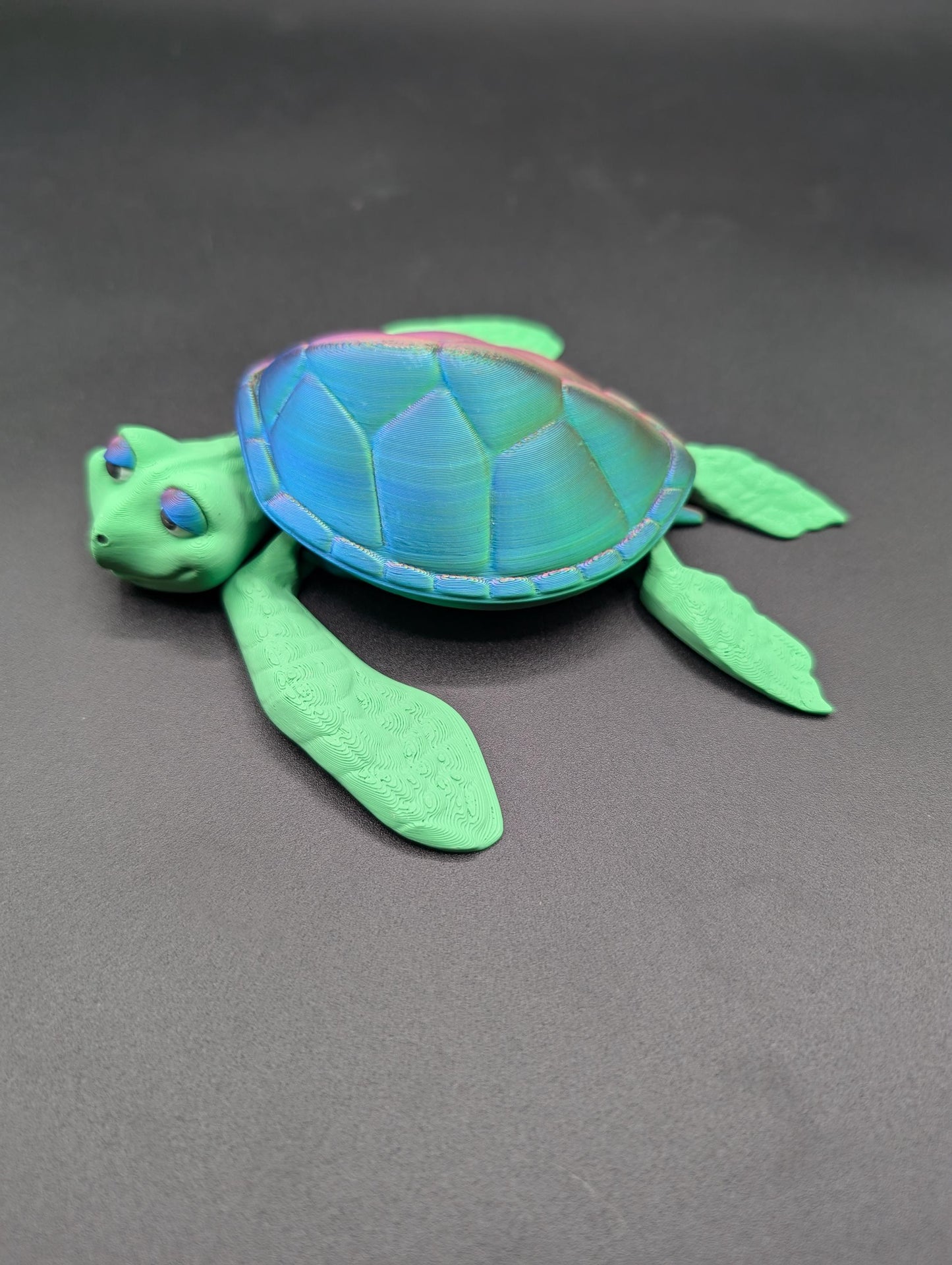 Turtle Articulated Sea Turtle Fidget Soothing Stress Relief Toy Fidget Desk Stress Toy Turtle Decoration.