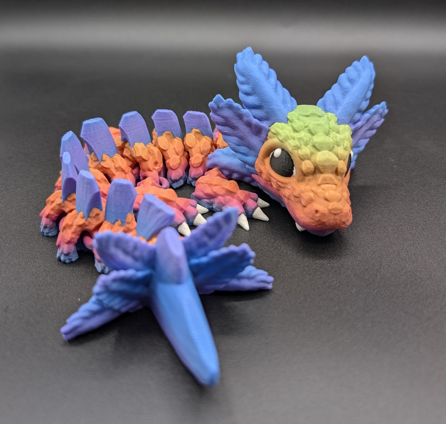 Magical Articulated Baby Axolotl Dragon