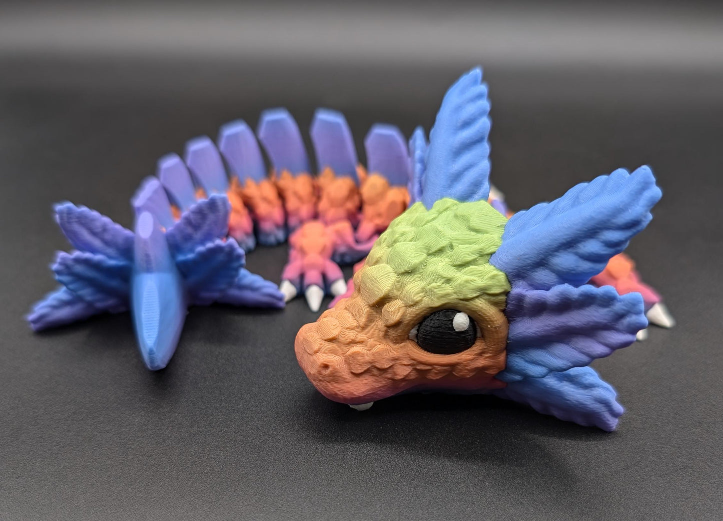 Magical Articulated Baby Axolotl Dragon