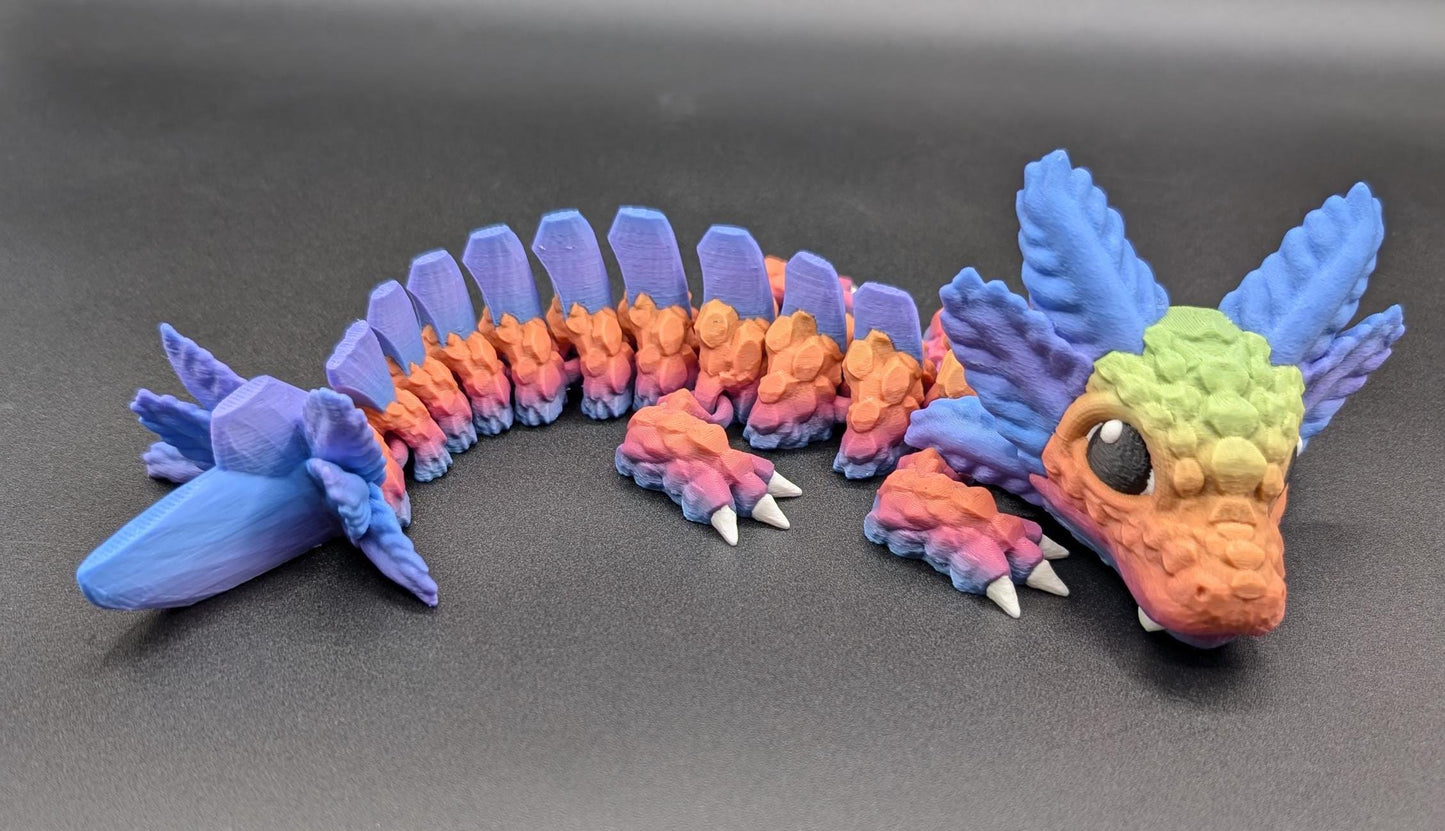 Magical Articulated Baby Axolotl Dragon