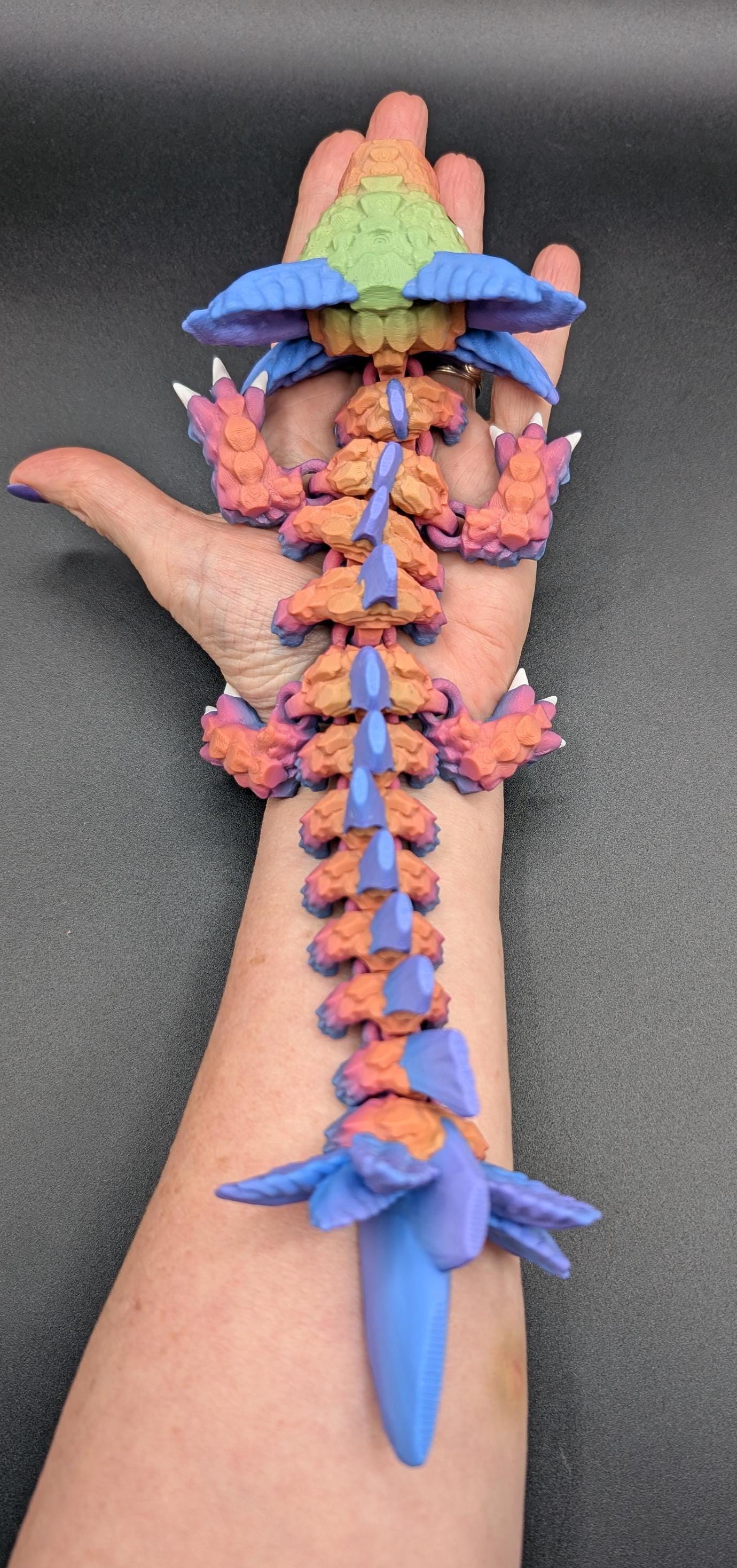Magical Articulated Baby Axolotl Dragon