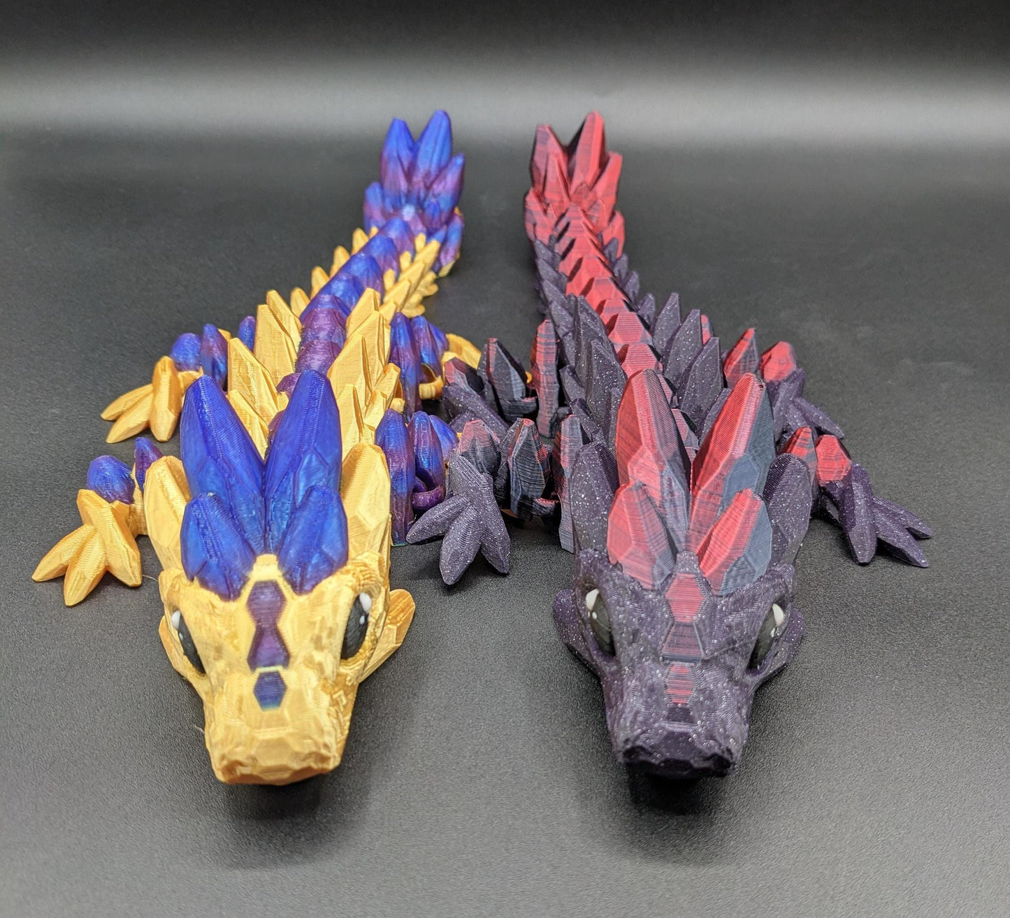 3D Printed Baby Gemstone Dragon - Cute Fidget Toy