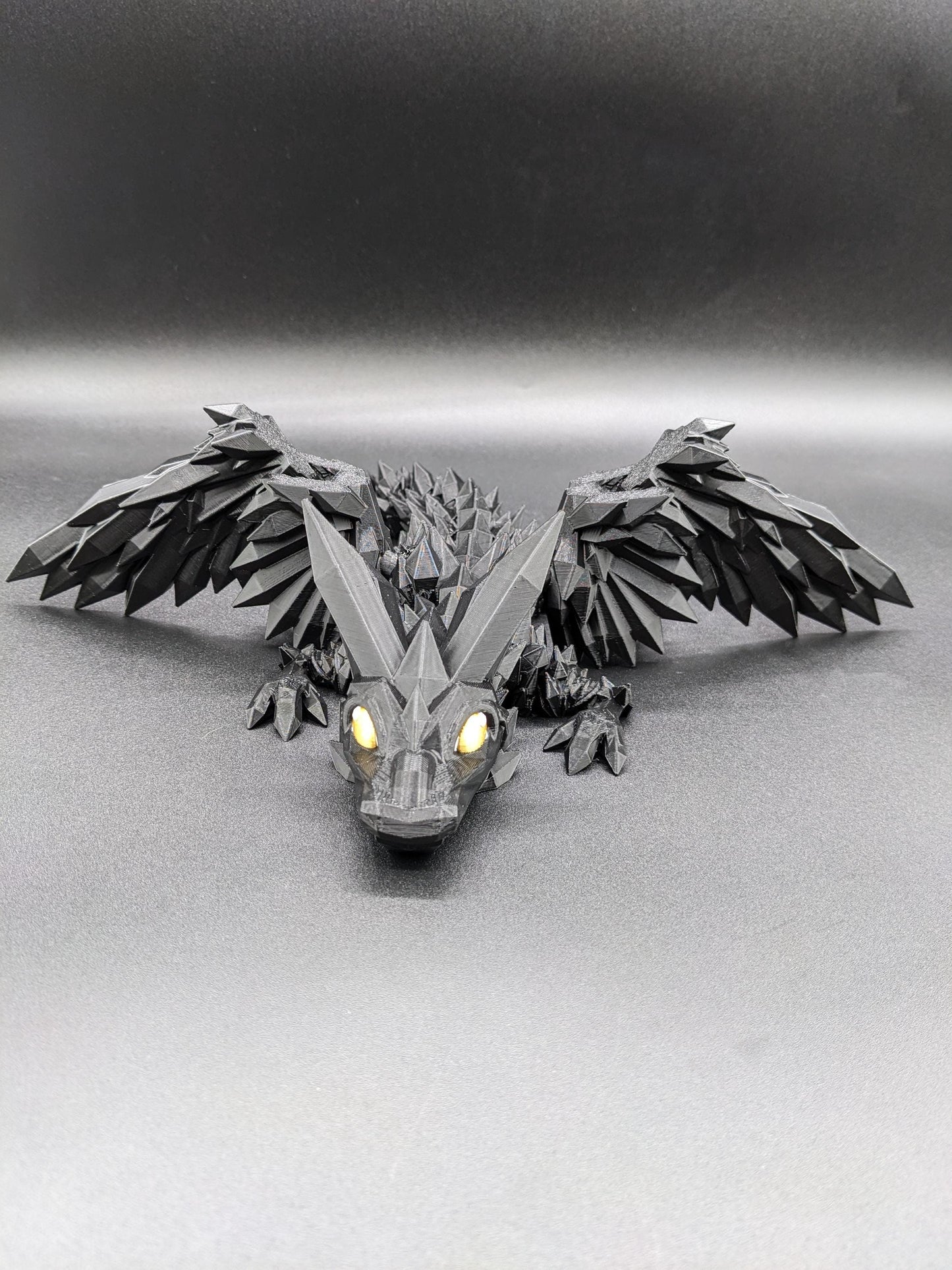Dragon Baby Winged Crystal Dragon Fidget Desk Stress Toy Wyvern Dragon Decoration Fourth Wing imagination and a touch of magic